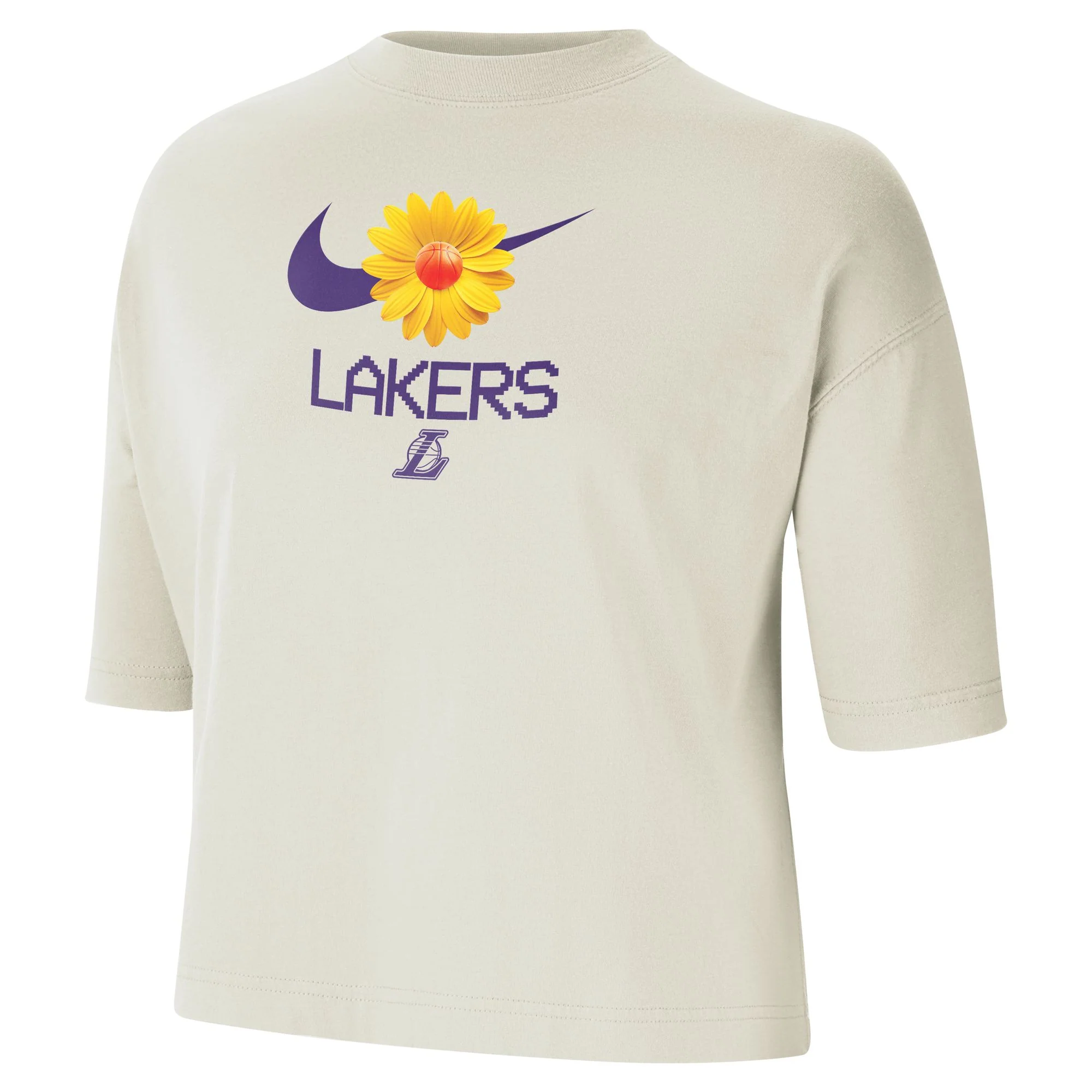 Los Angeles Lakers  Warriors Courtside Women's Boxy T-Shirt