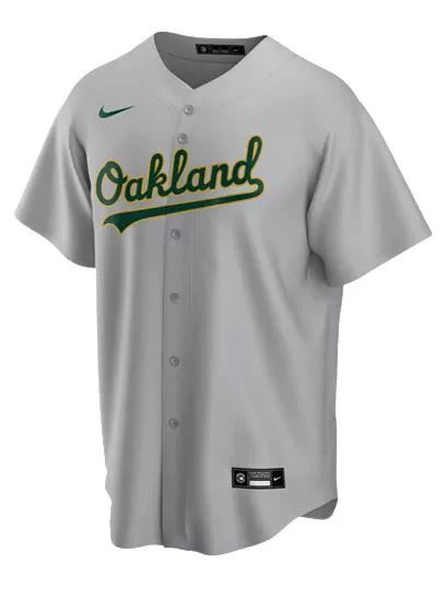 Nike Men's Oakland Athletics Grey 2020 Replica Team Jersey