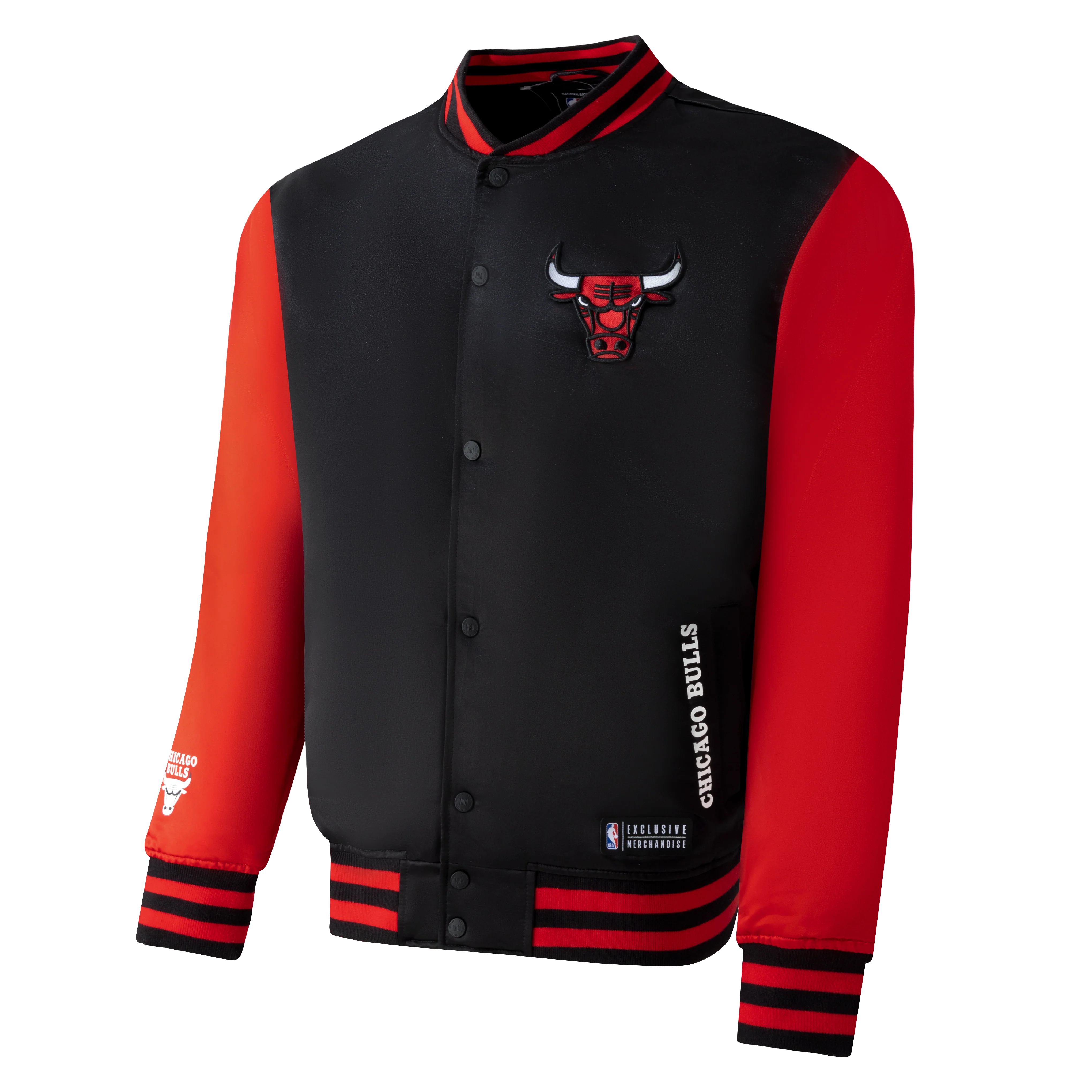 NBA Air And Chrome Patch Regular Fit Neps Hoodie - Bulls