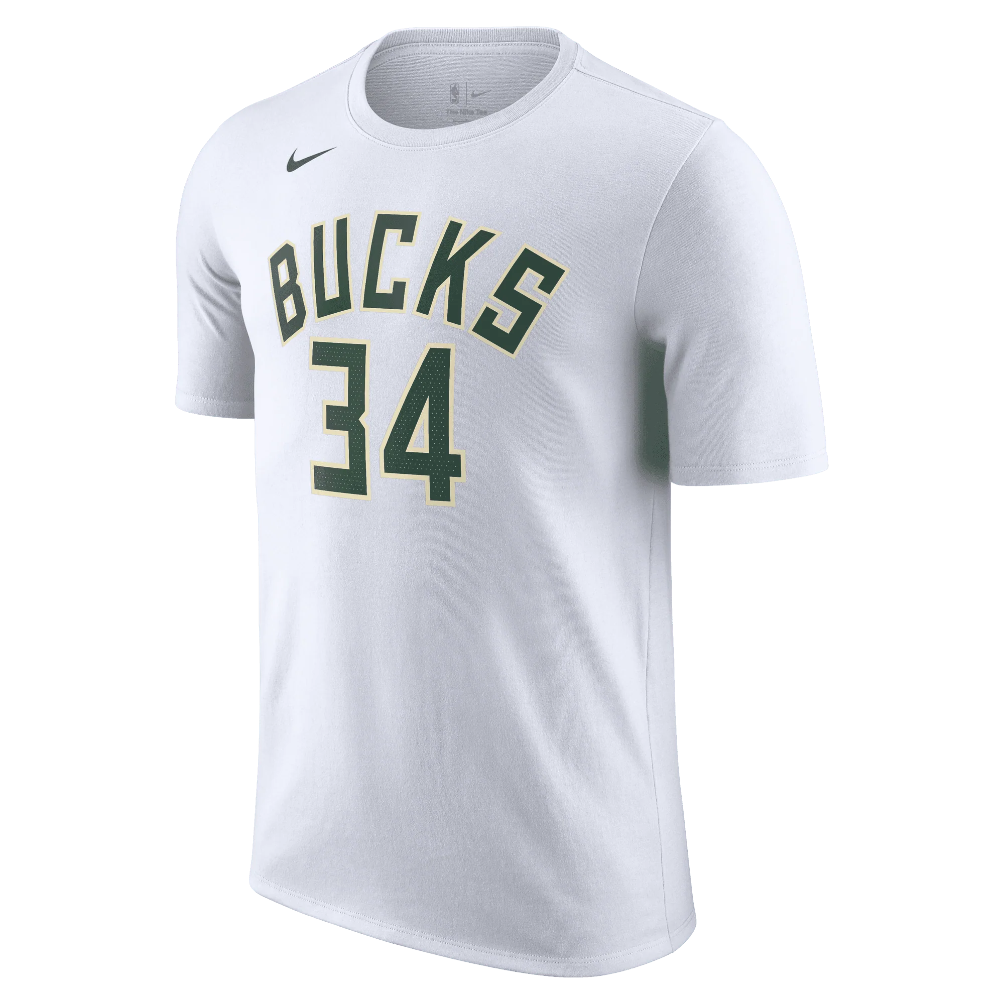 Giannis Antetokounmpo Milwaukee Bucks Men's Nike NBA Association Name and Number Tee
