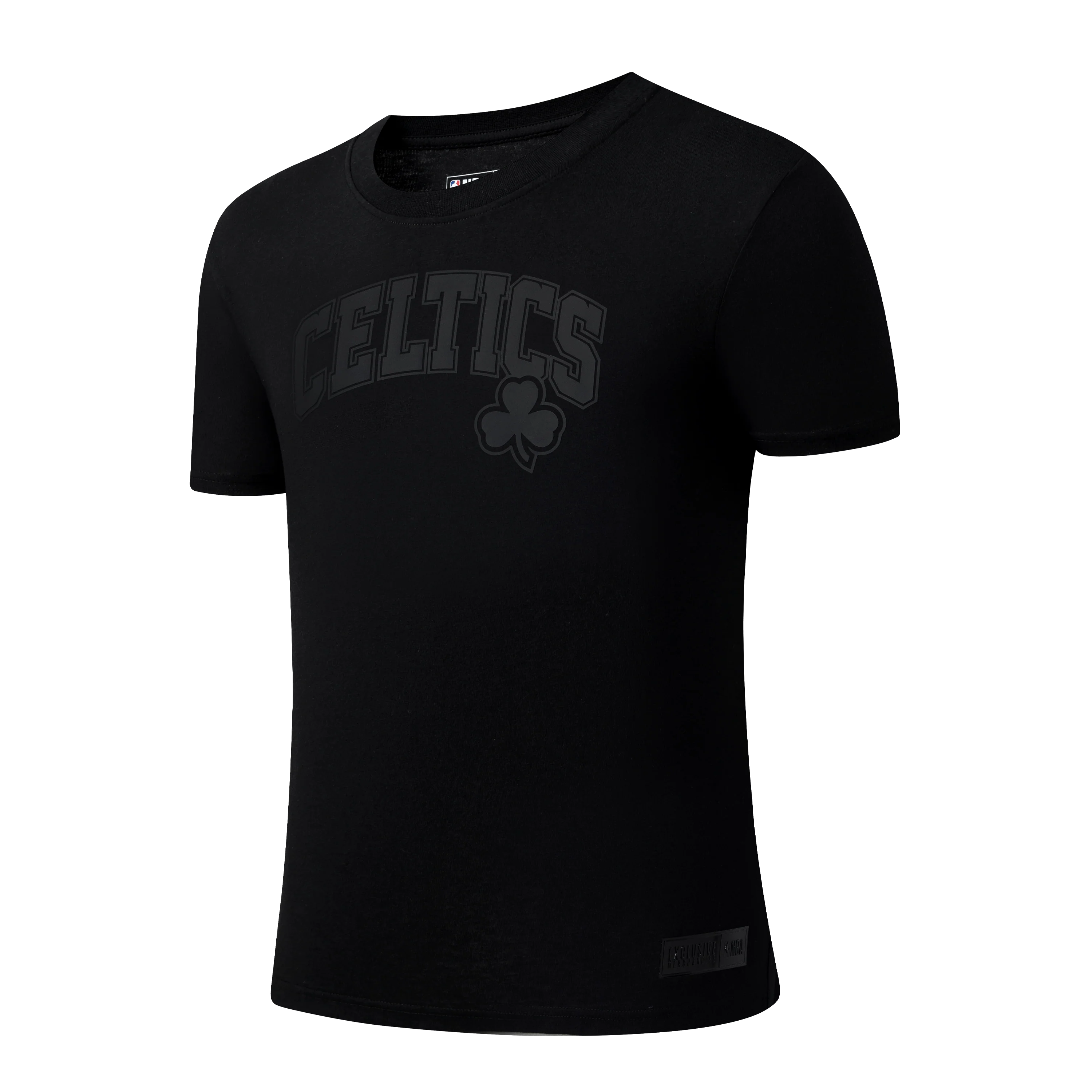 NBA Front HD High Relief Print Loose Fit T-Shirt - CELTICS
