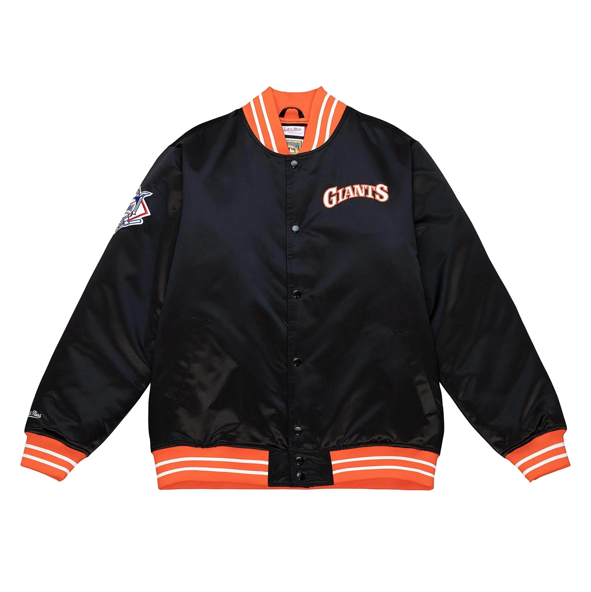 Mitchell & Ness Youth San Francisco Giants Heavyweight Full-Snap Jacket-Black