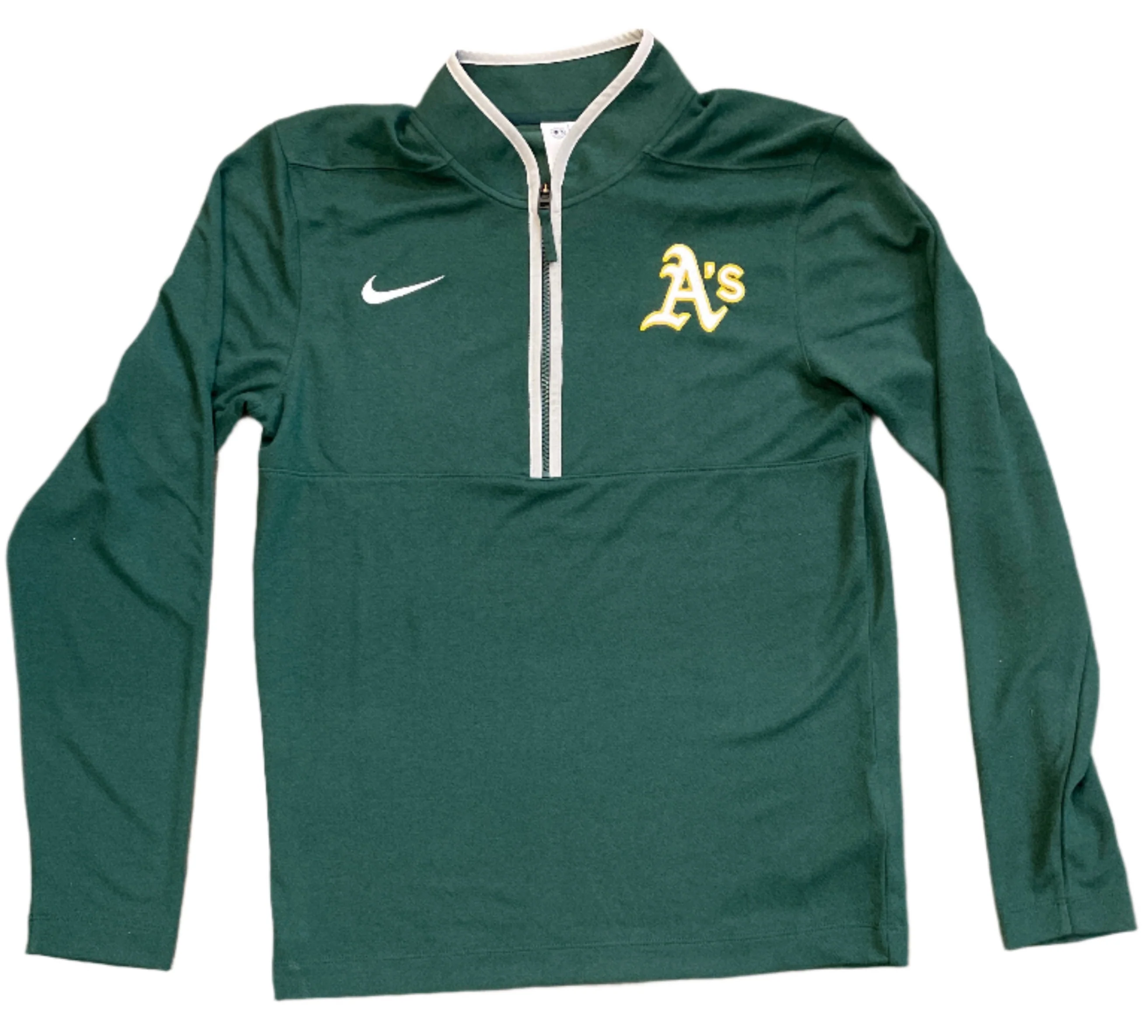 Nike Men's Oakland Athletics Performance Quarter-Zip Top