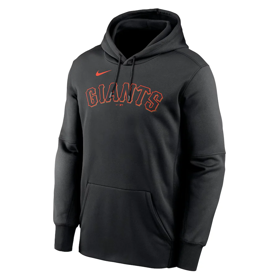 San Francisco Giants Nike Wordmark Therma Performance Pullover Hoodie -