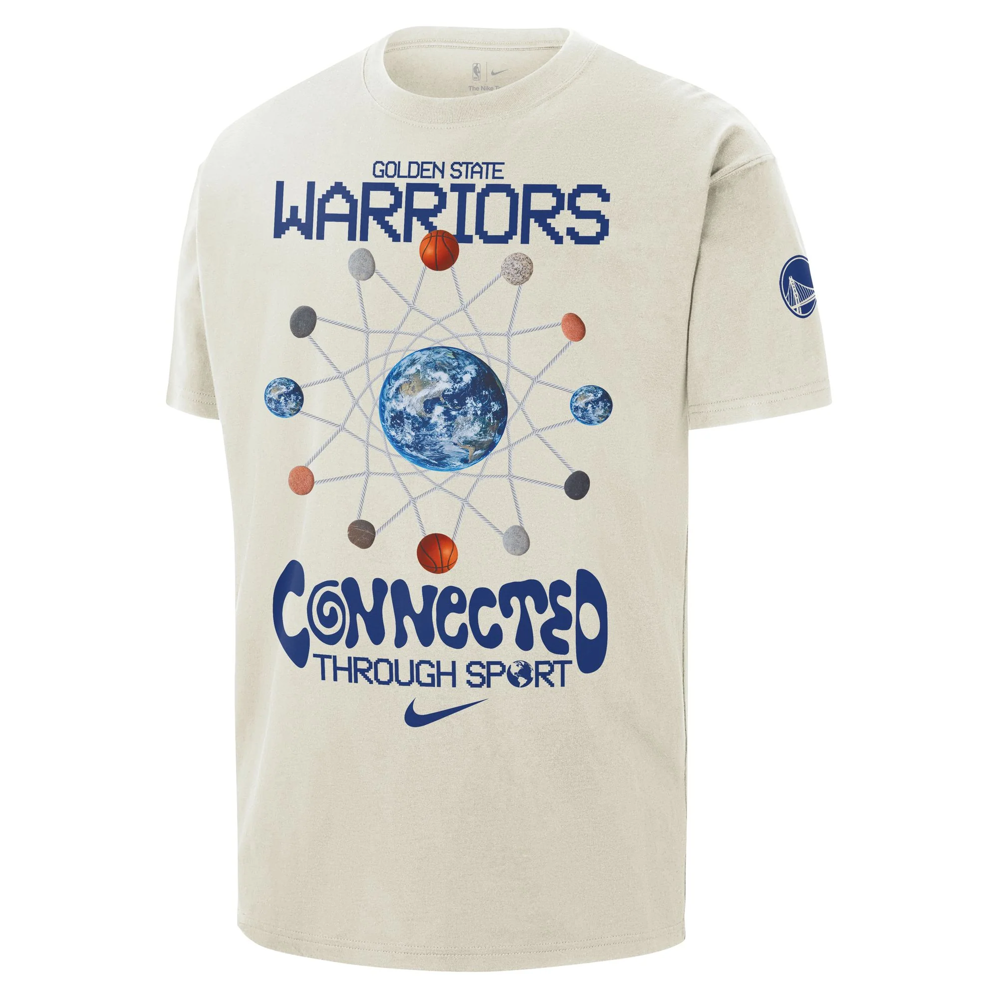 Golden State Warriors Courtside Men's Nike NBA Max90 T-Shirt