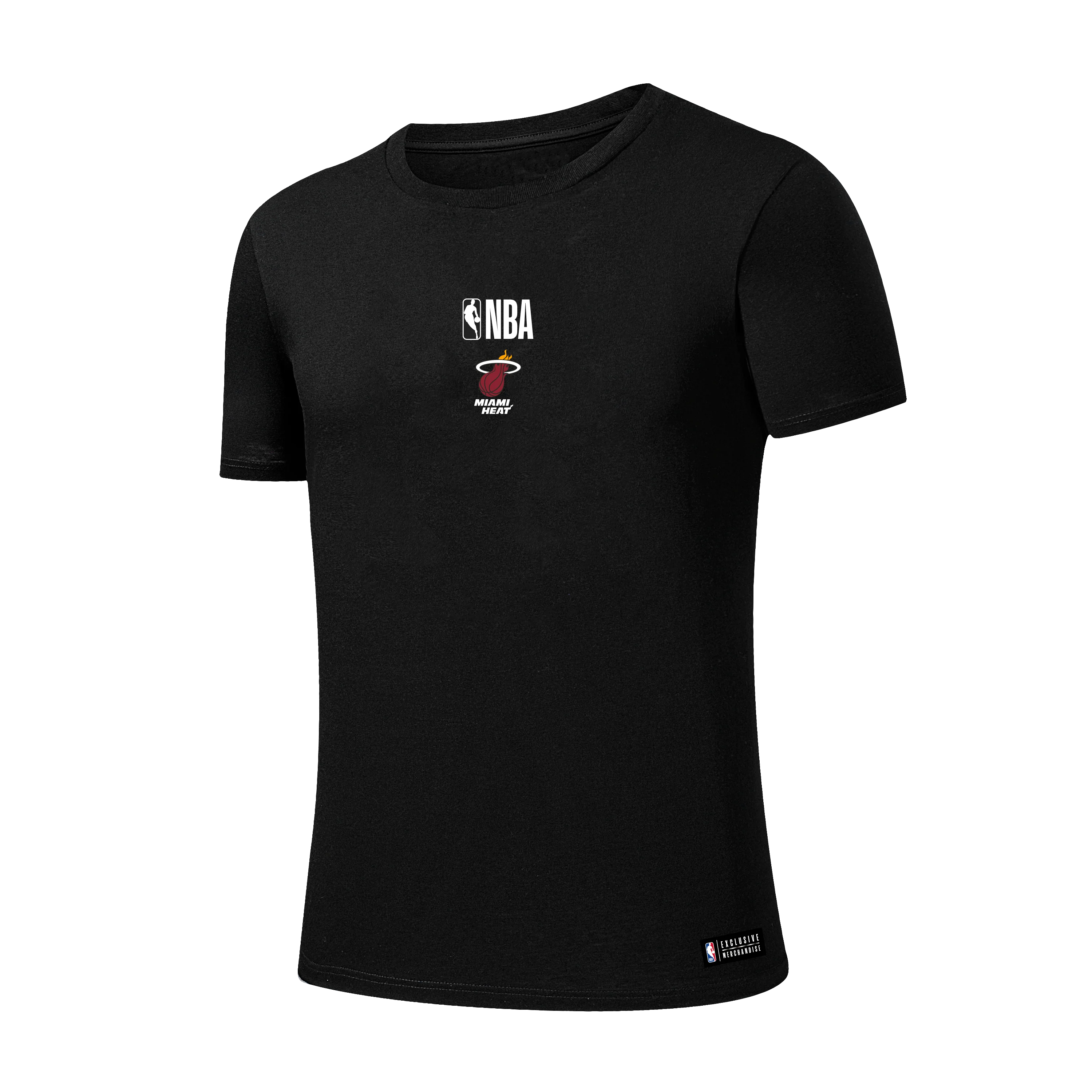 NBA Back Arch Print Long Fit T-Shirt - Miami Heat