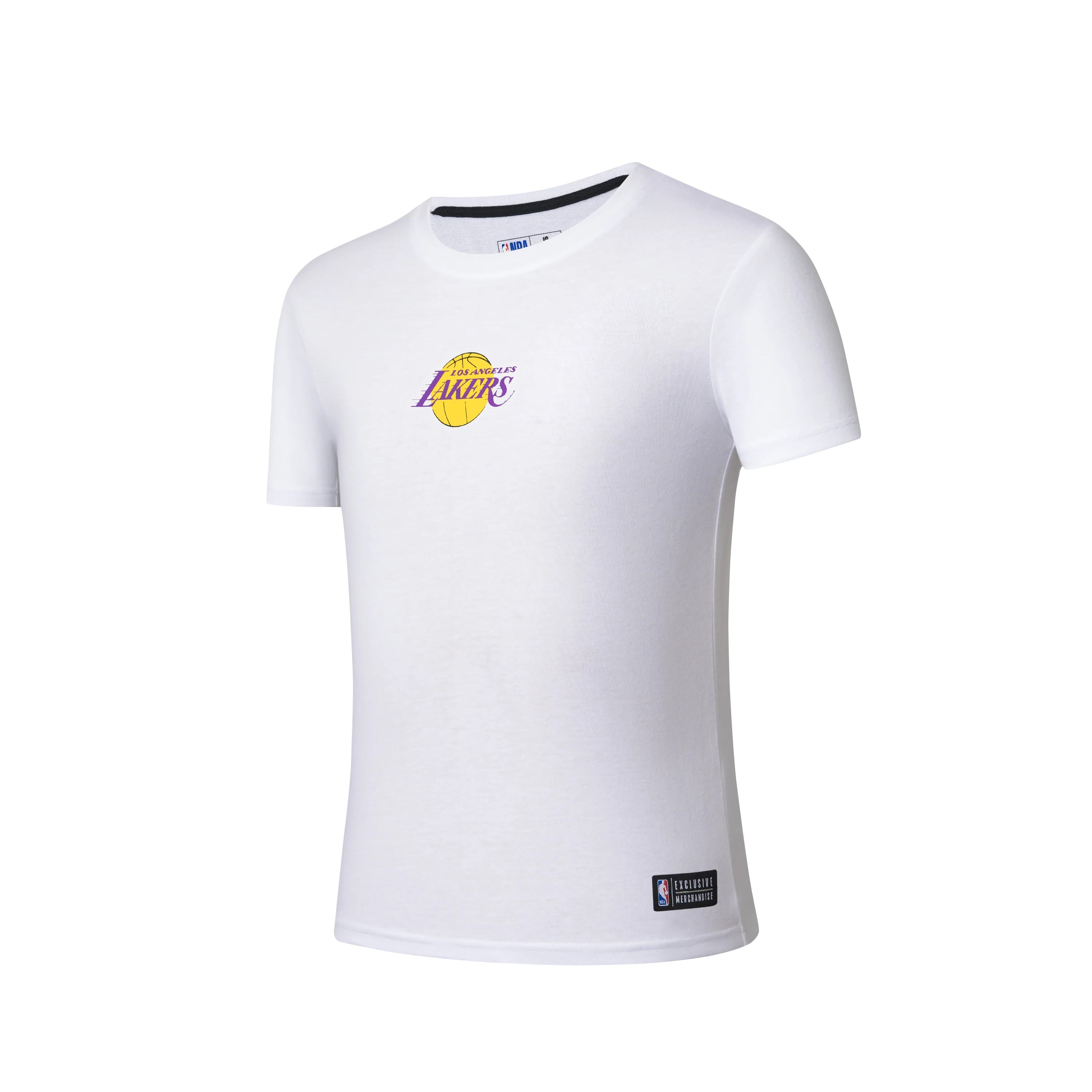 NBA Spray Effect Back Print RF T-Shirt - Los Angeles Lakers