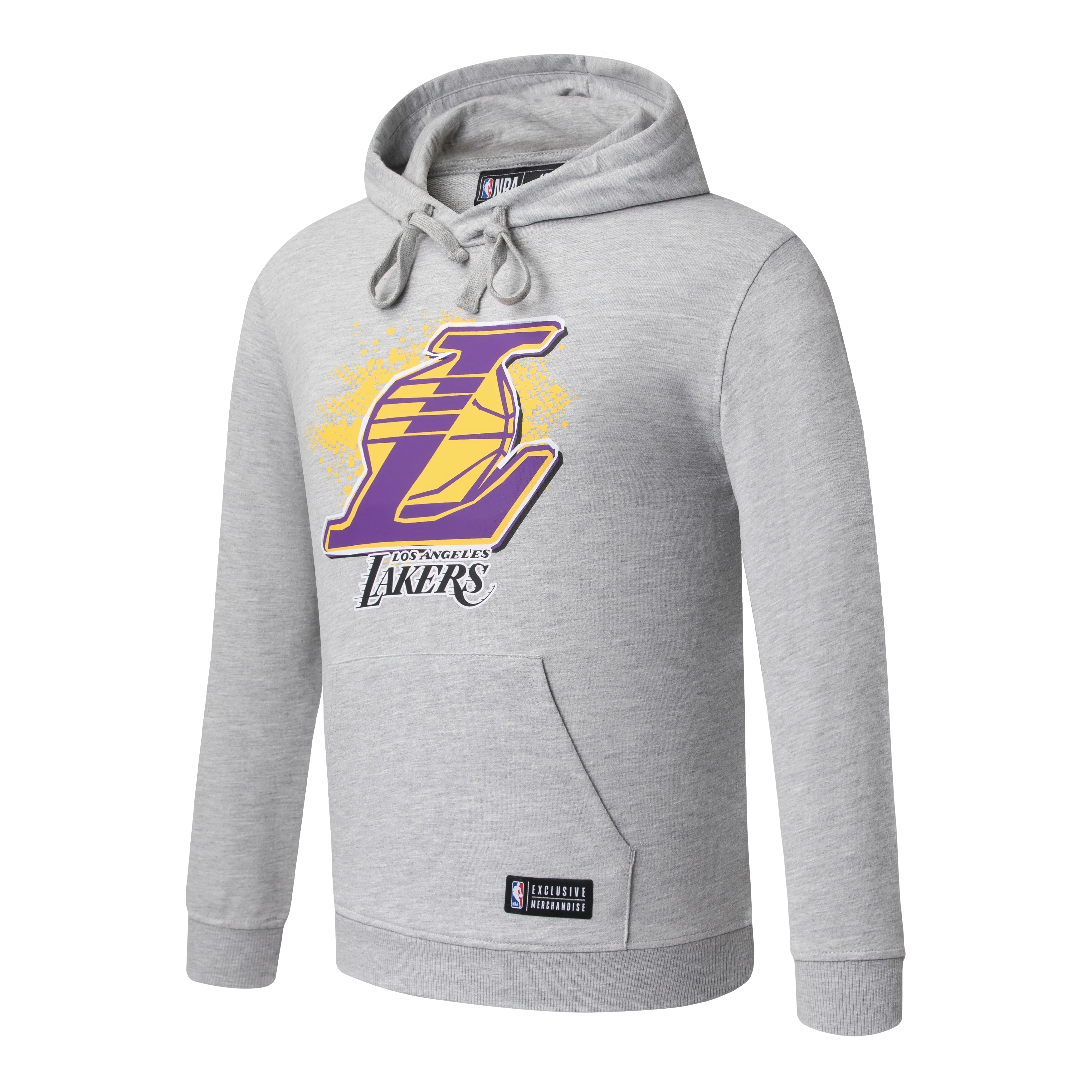 NBA Spray Effect Print RF Hoodie - Los Angeles Lakers