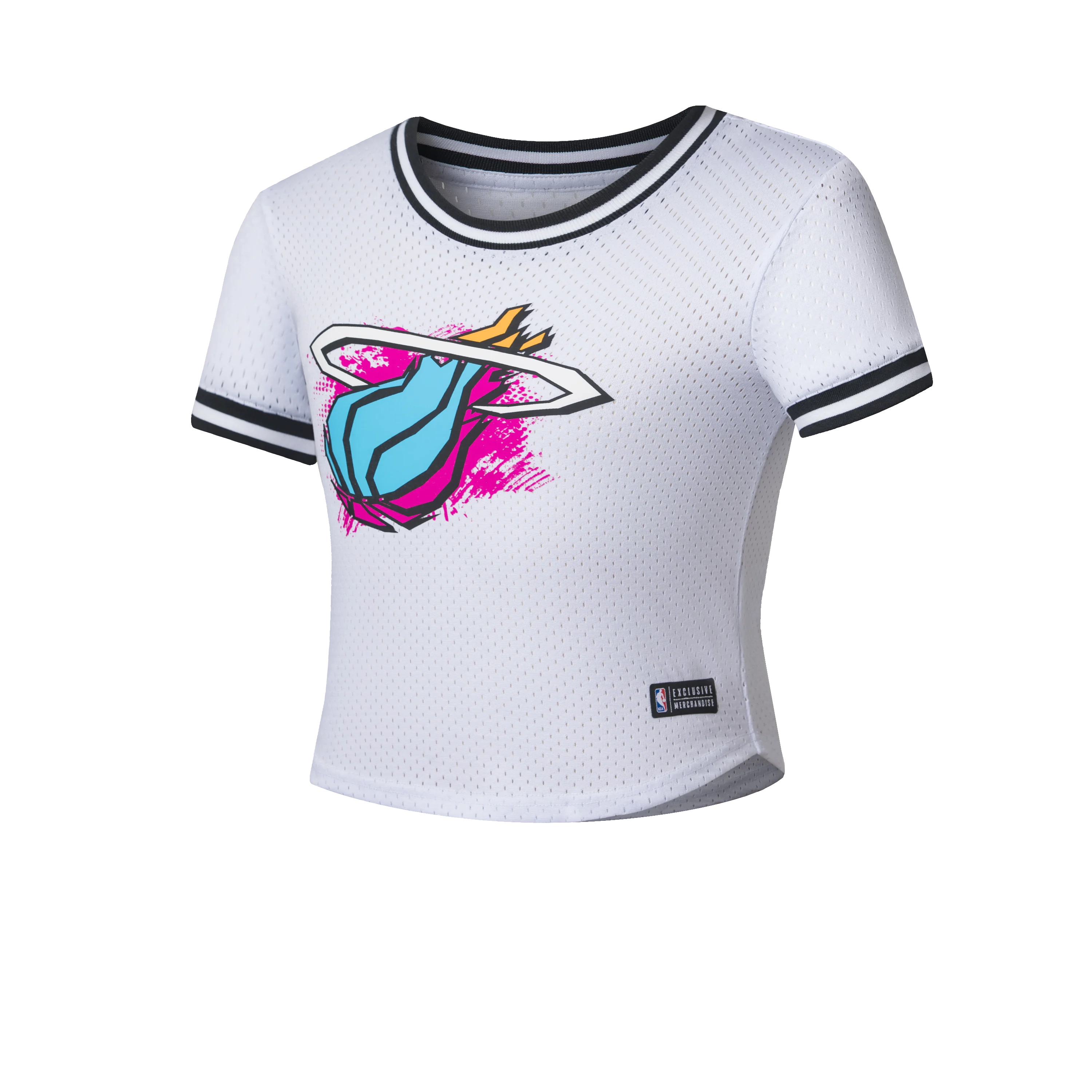 NBA Spray Effect With HD Print RF Jersey - Miami Heat