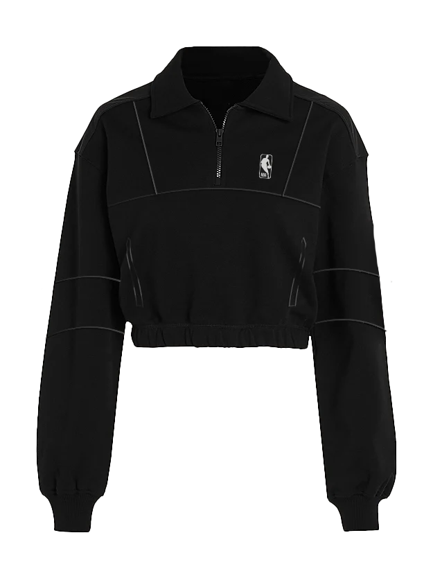 NBA WORDMARK BACK PRINT LOOSE FIT SWEATSHIRT - Bulls