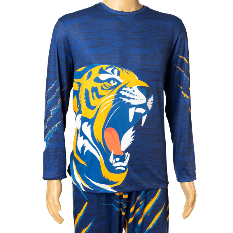 PIJAMA TIGRE RUGIDO AZUL JUVENIL