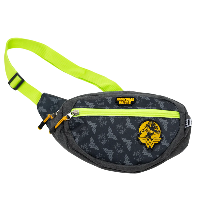 CANGURERA WONDER WOMAN X TIGRES GRIS