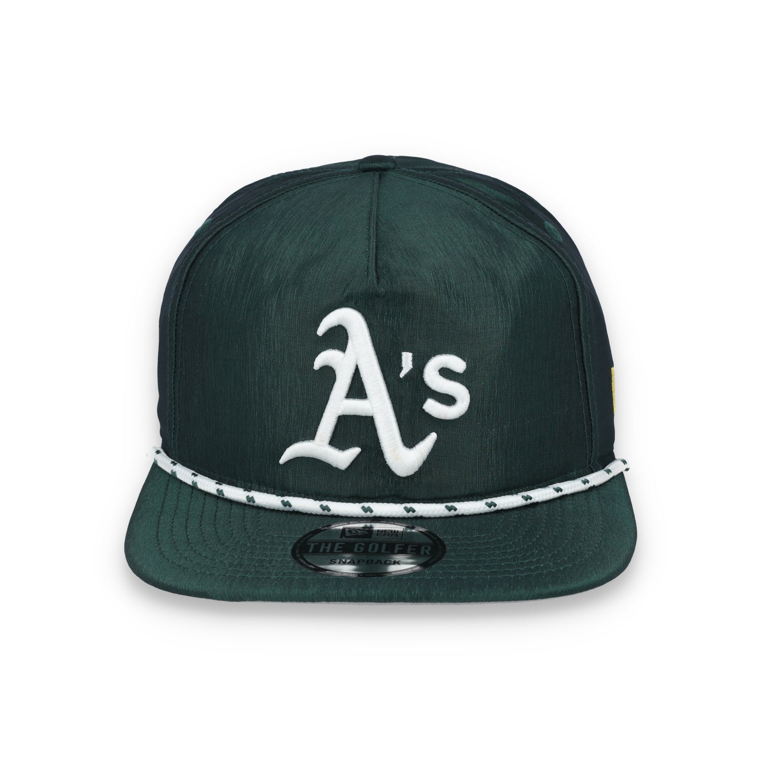 New Era Oakland Athletics Golfer Team Rope Snapback Hat - Green