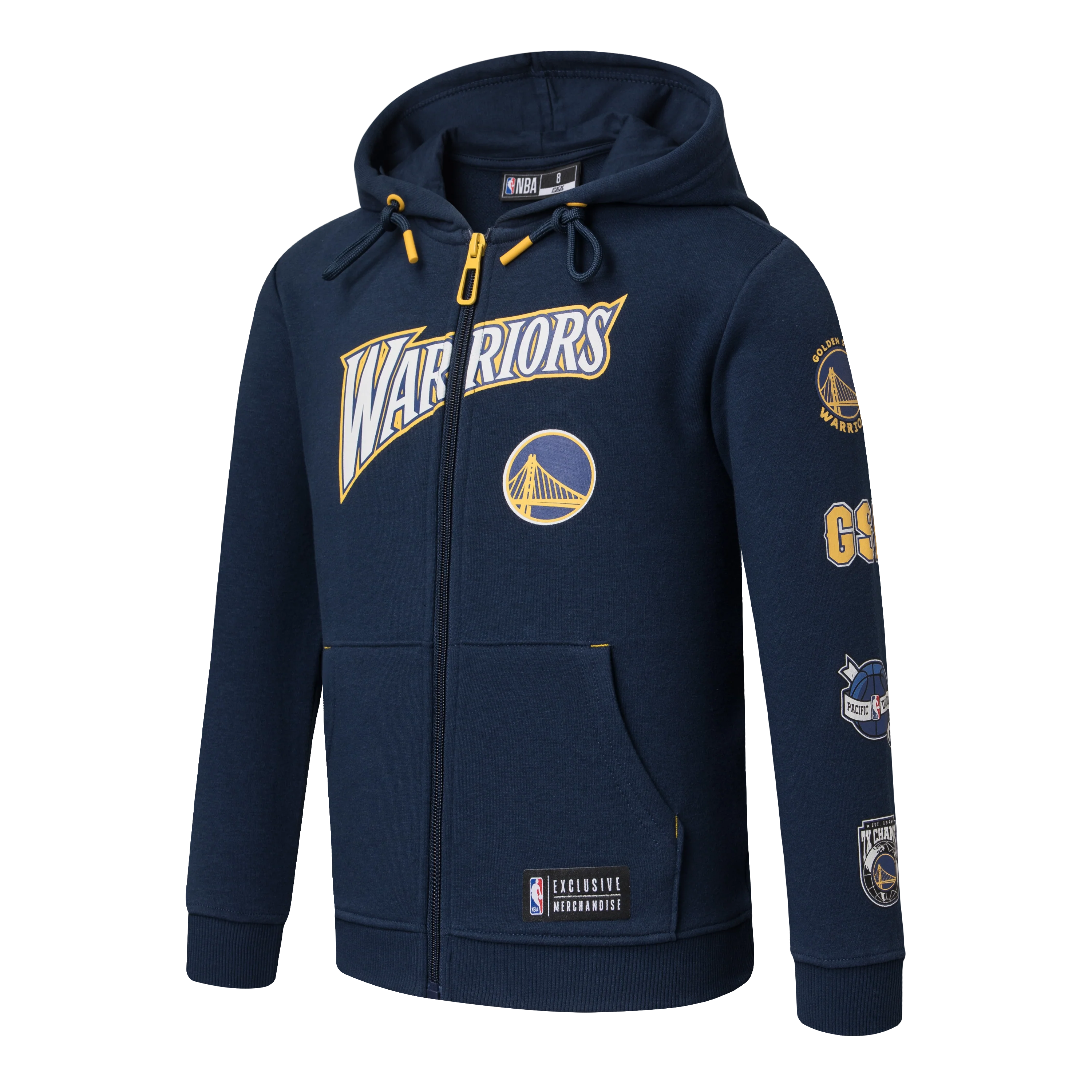 NBA RUBBER HD PRINT REGULAR SET HOODIE AND JOGGER - Golden State Warriors