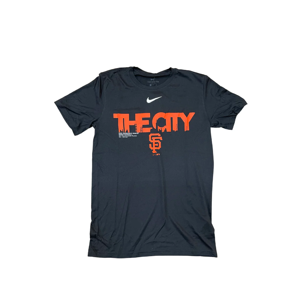 Nike Mens Short Sleeve Essentials Giants Team My City - Black