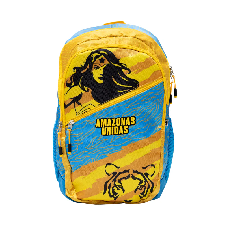 MOCHILA WONDER WOMAN X TIGRES AMARILLA