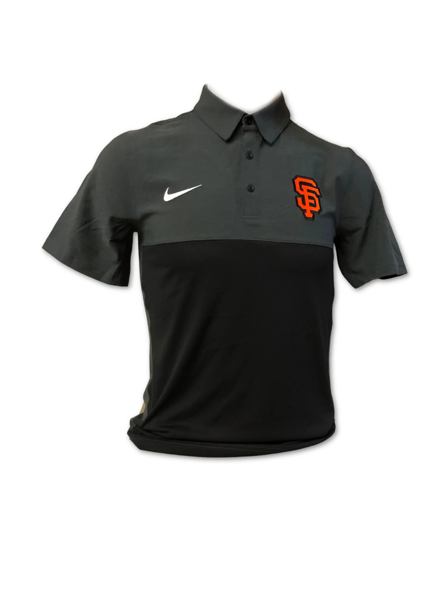 NIKE SAN FRANCISCO GIANTS POLO -GREY/BLACK