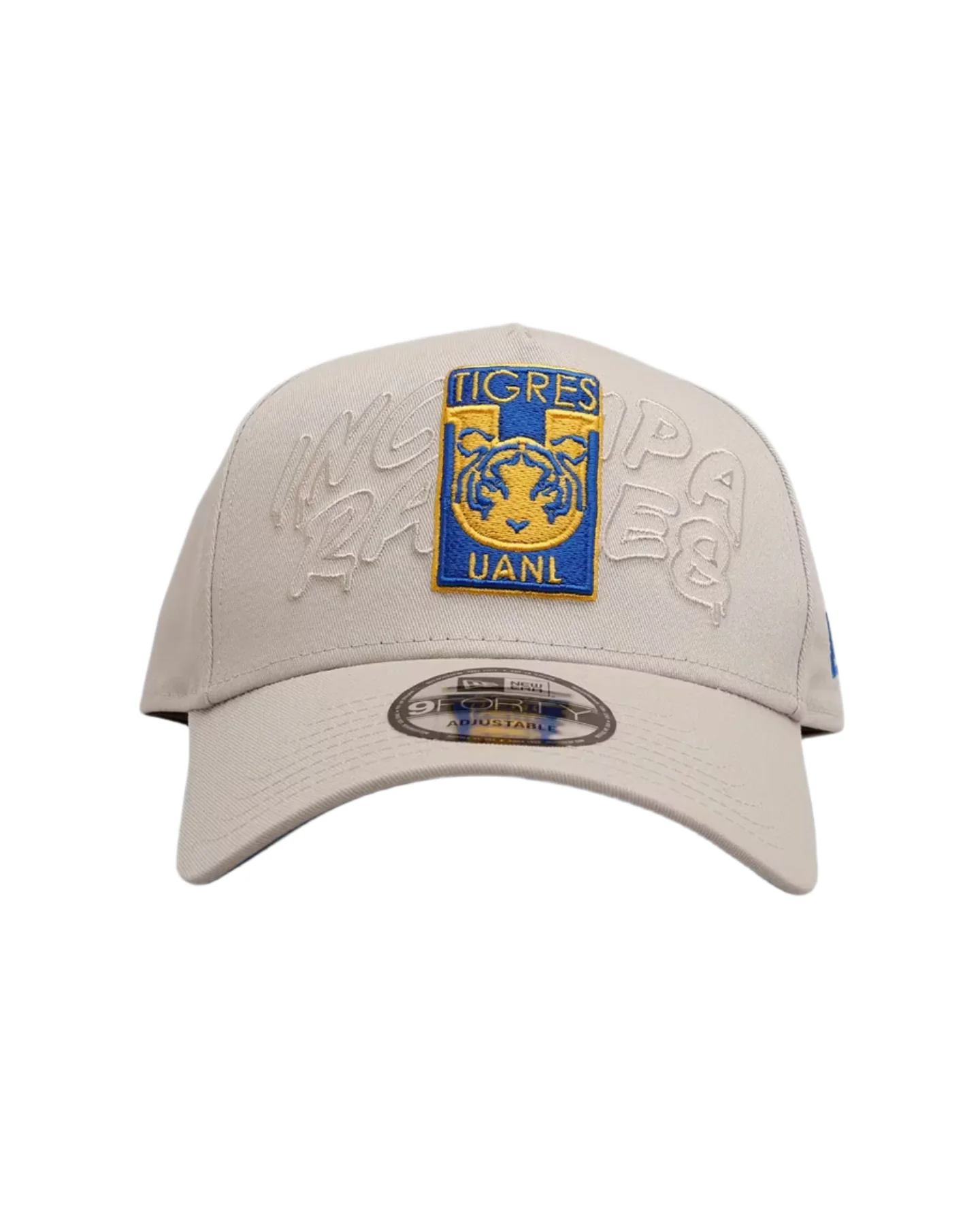 New Era Tigres Front Tag A-Frame 9FORTY Adjustable Hat-Khaki