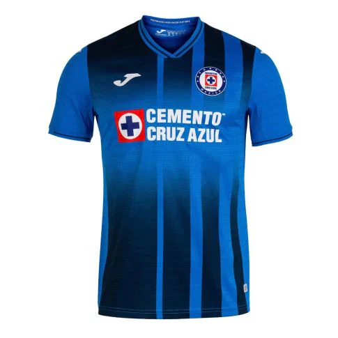Joma Men's Cruz Authentic Azul Home Stadium Jersey 21/22-Royal Blue/White