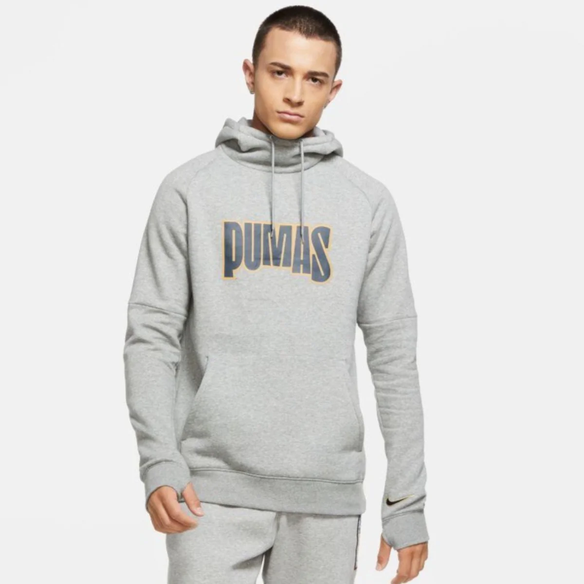 NIKE PUMAS UNAM  HOODIE-GREY