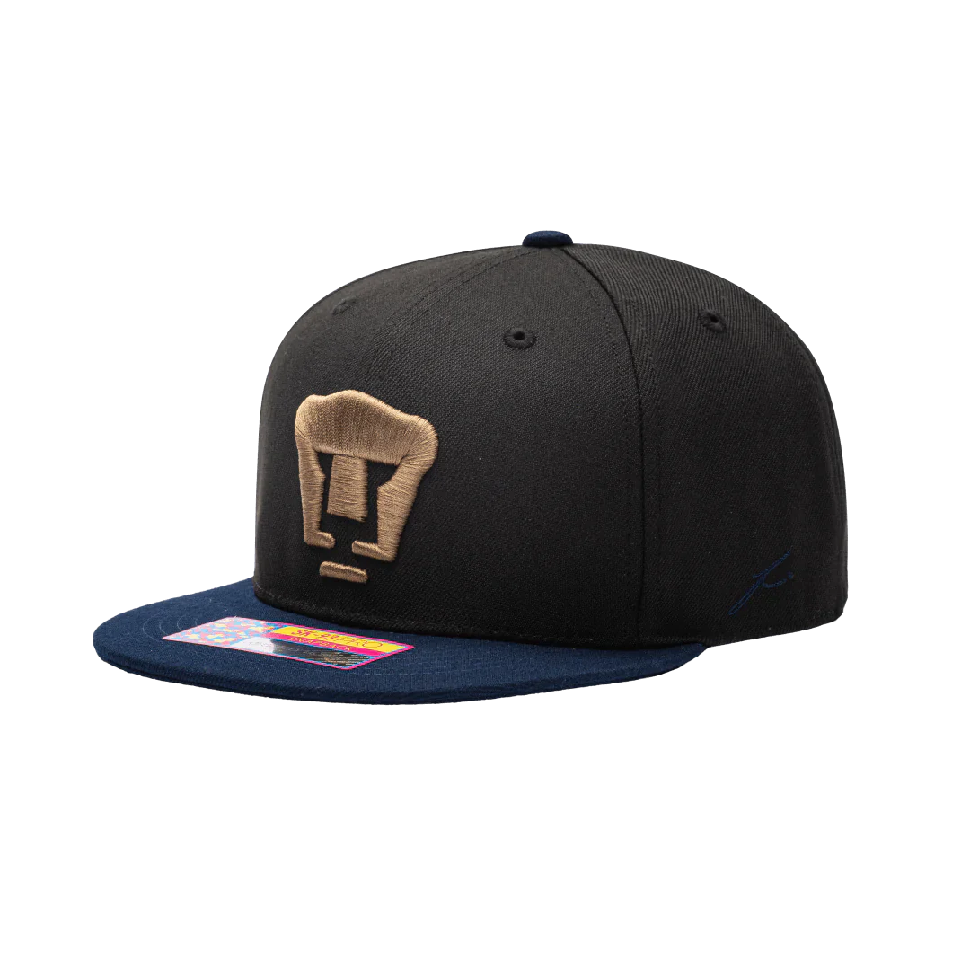 FAN INK PUMAS TEAM SNAPBACK-BLACK/BLUE