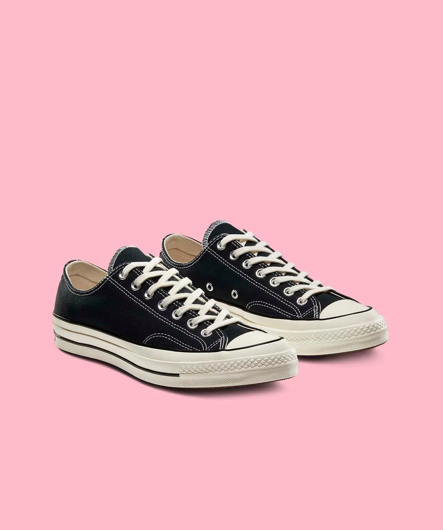 Tenis Converse Chuck 70 Negros en Choclo de Lona Unisex