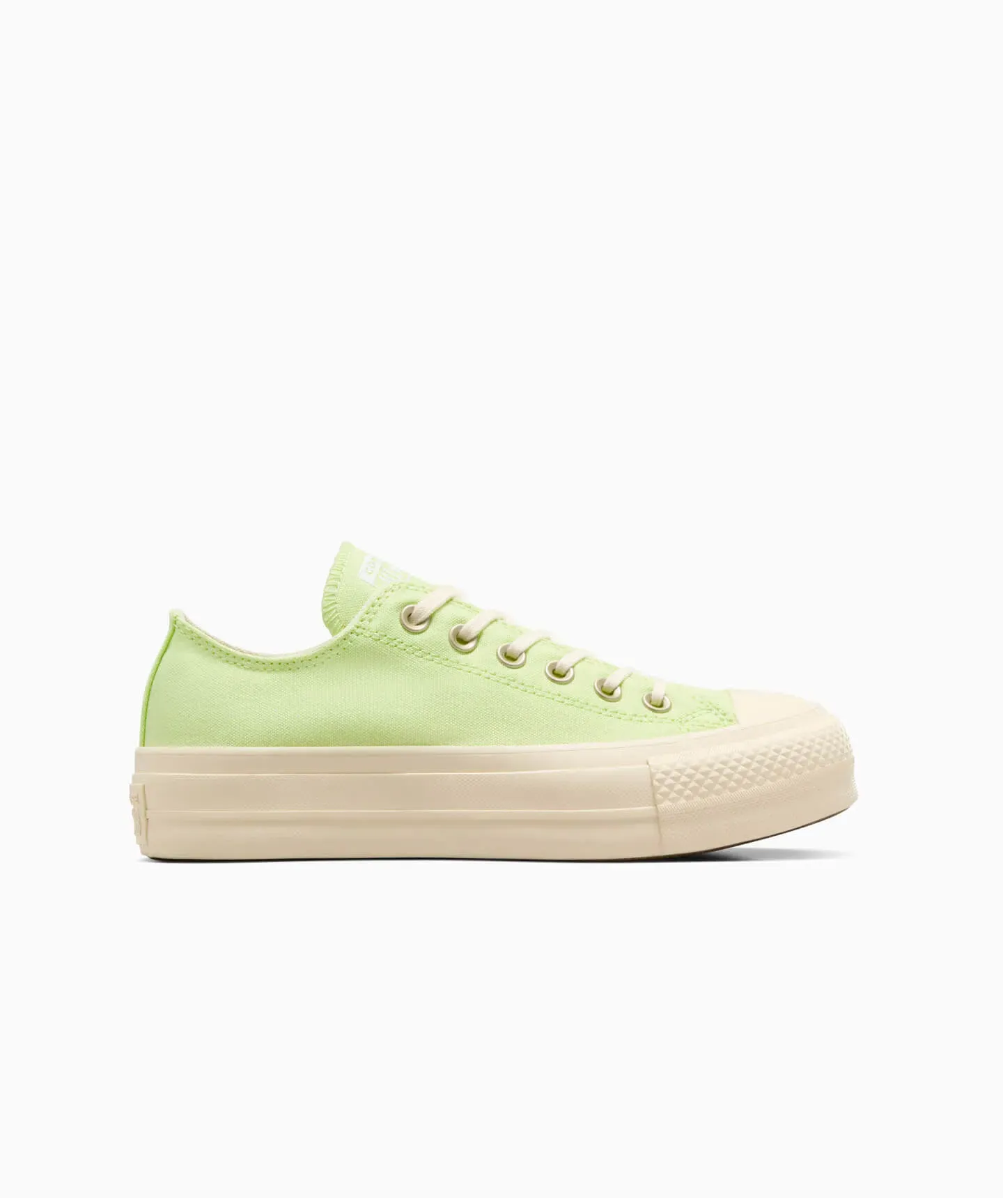 Tenis Converse de Plataforma Ctas Lift Verde en Choclo de Lona para Mujer