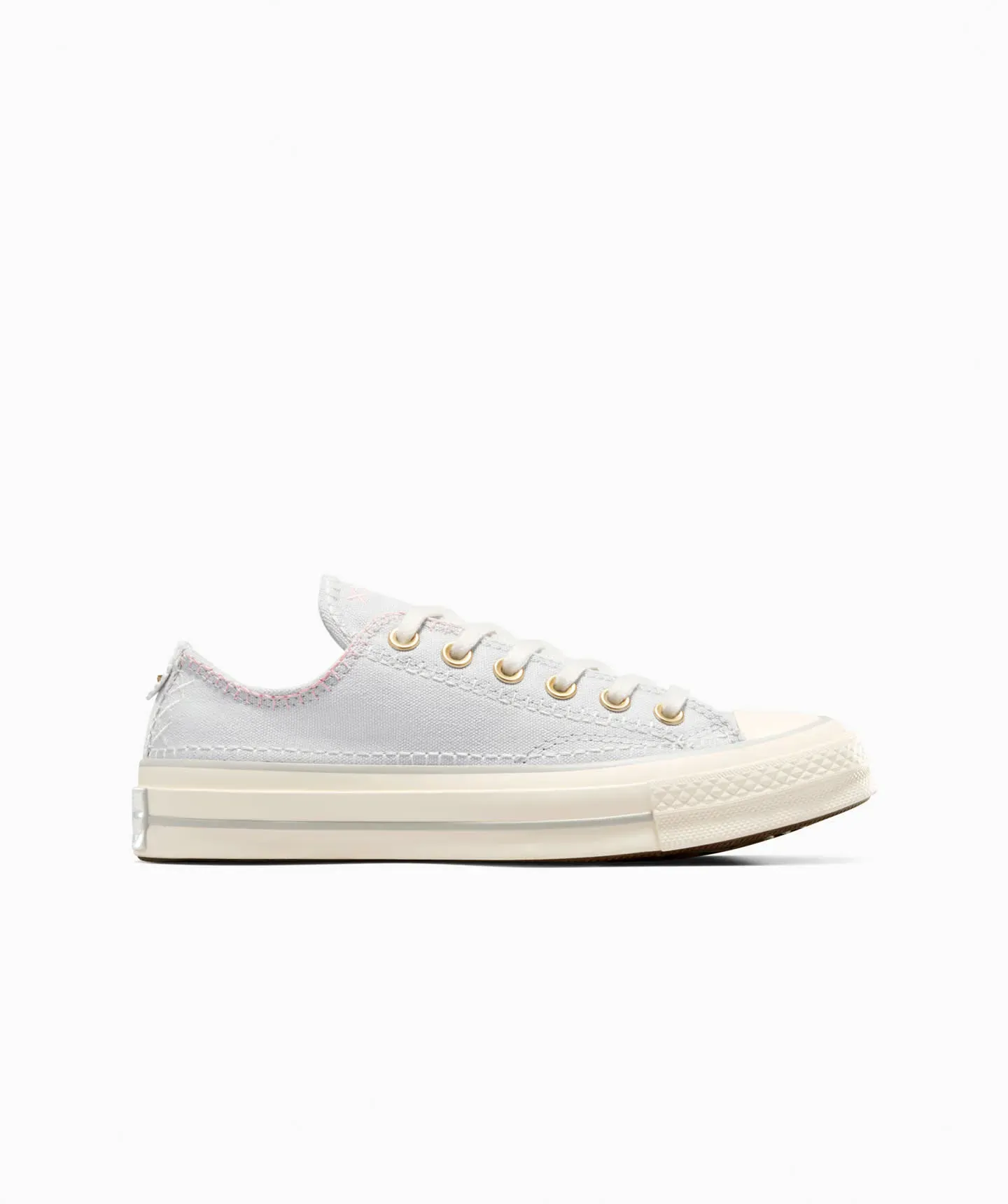 Tenis Converse Chuck 70 Grises en Choclo de Lona para Mujer