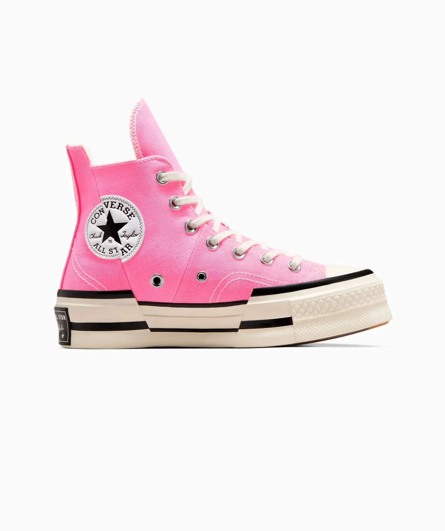 Tenis Converse Chuck 70 Plus Rosas en Bota de Lona para Mujer