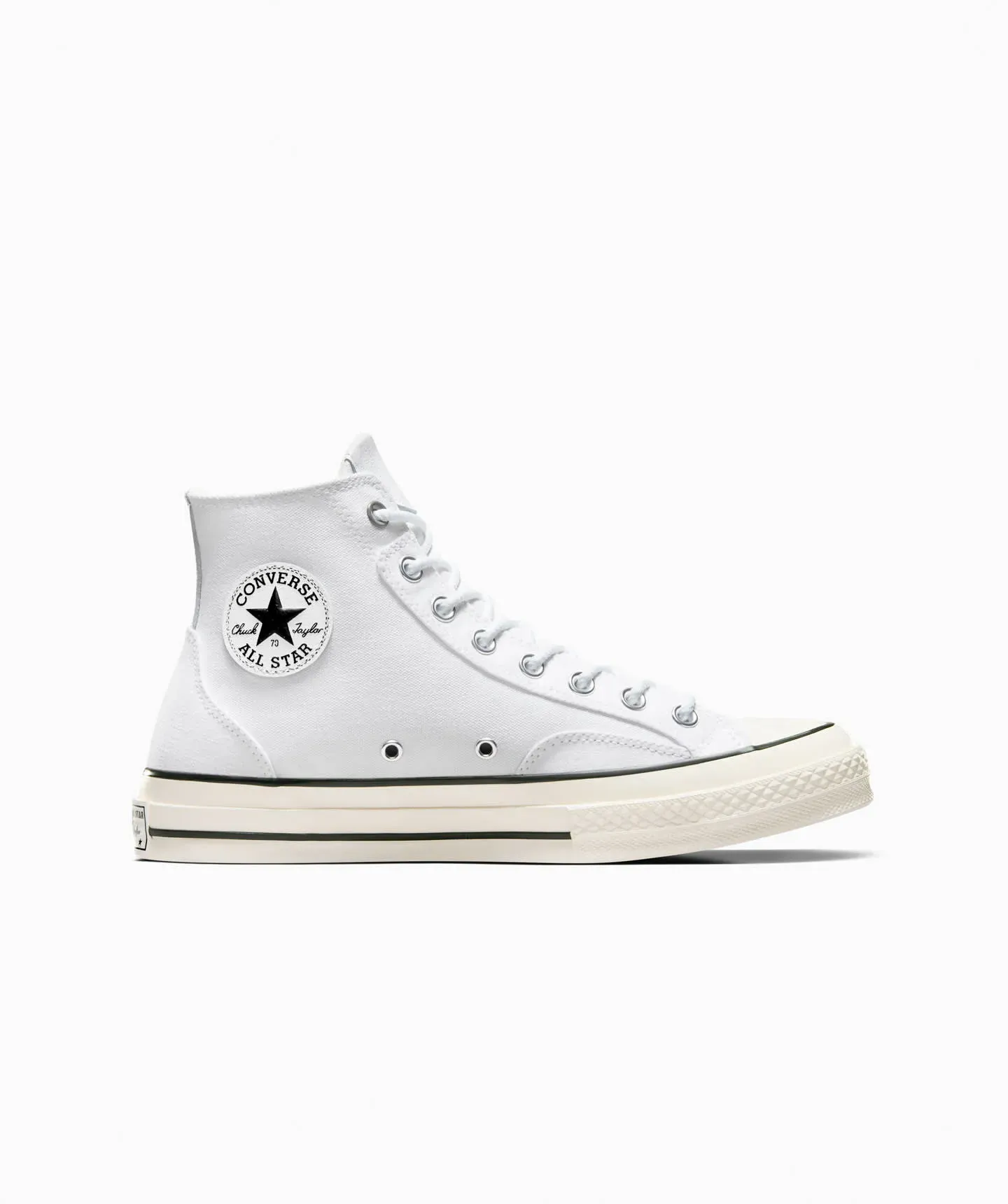 Tenis Converse Chuck 70 Blancos en Bota de Lona para Hombre