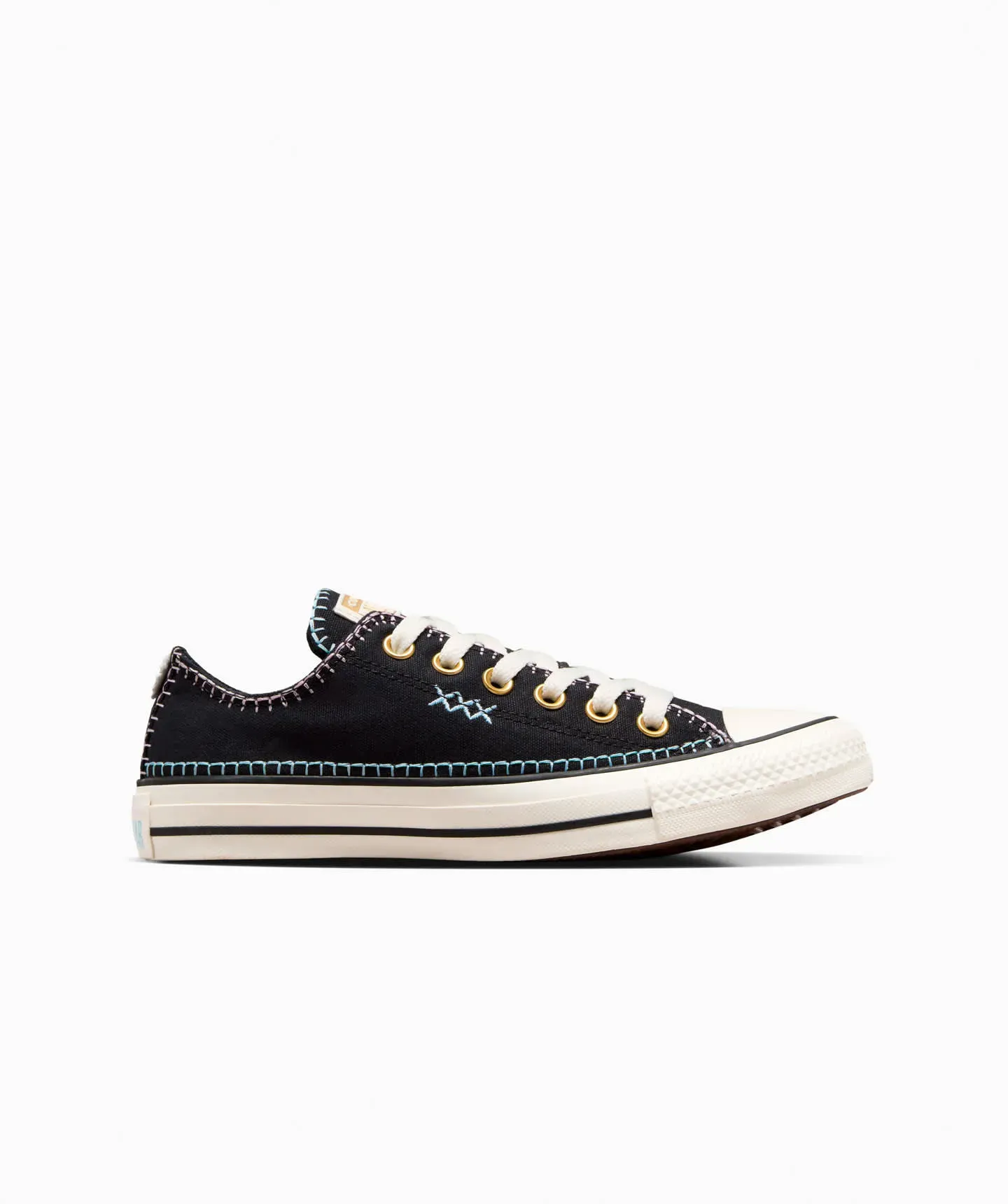 Tenis Converse Chuck Taylor All Star Negros en Choclo de Lona para Mujer