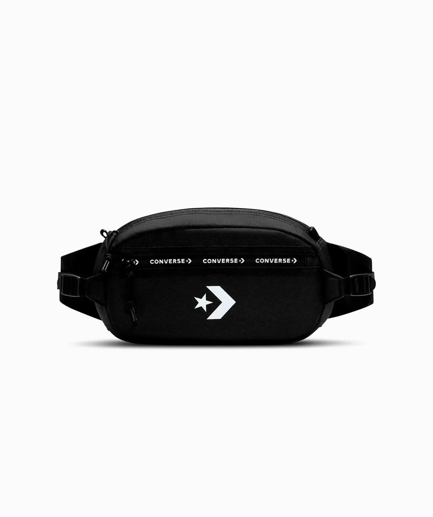 Cangurera Converse Star Chevron Alargada Negra Unisex