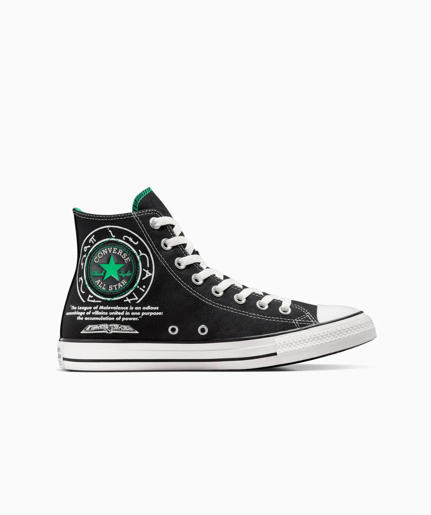 Tenis Converse x DUNGEONS & DRAGONS Ctas Negro en Bota de Lona Unisex
