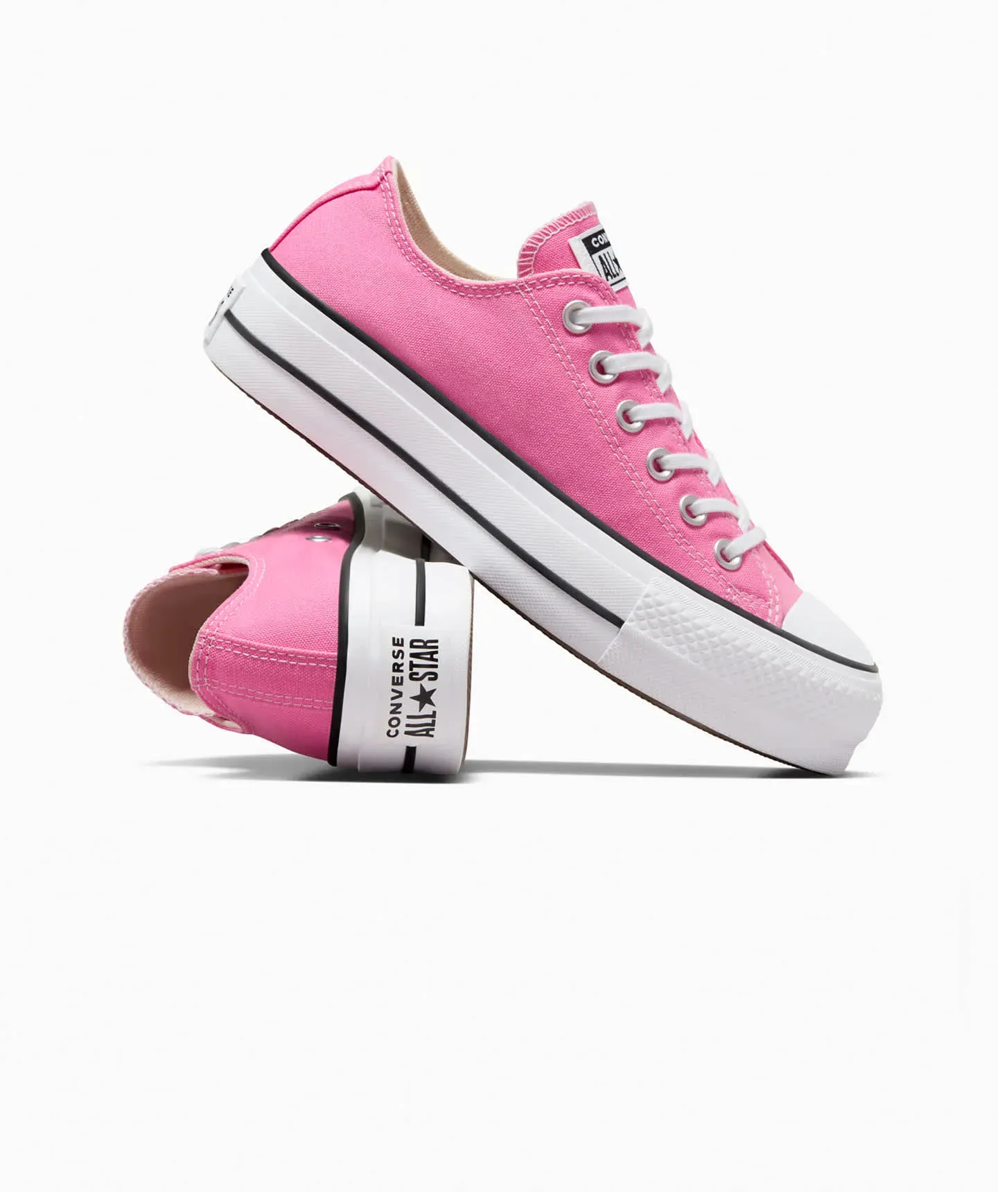 Tenis Converse de Plataforma Lift Rosas en Choclo de Lona para Mujer