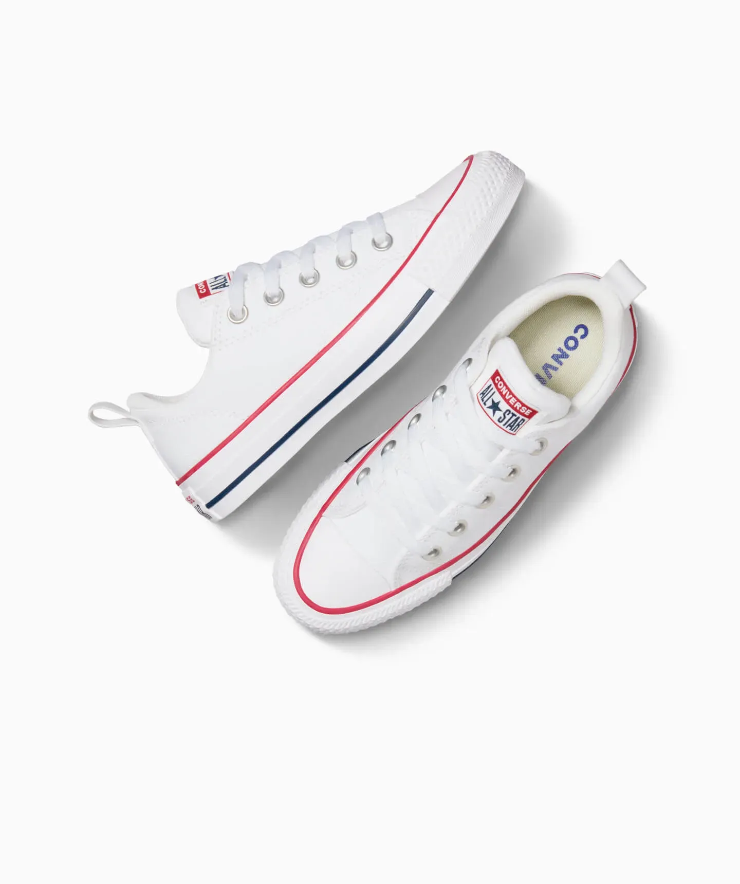 Tenis Converse Malden Street Blanco en Choclo de Lona para Niños