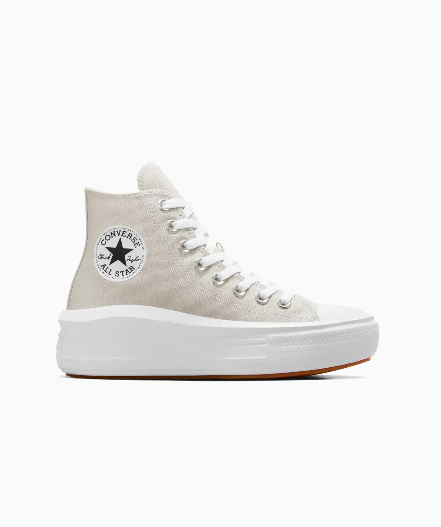 Tenis Converse de Plataforma Move Gris en Bota de Lona para Mujer