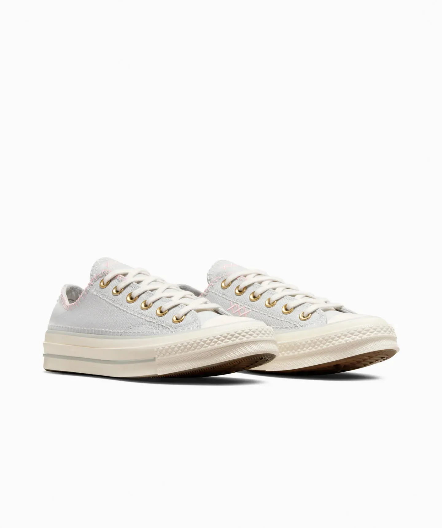 Tenis Converse Chuck 70 Grises en Choclo de Lona para Mujer