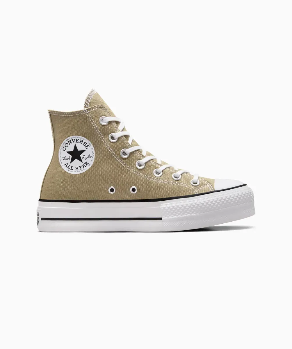 Tenis Converse Lift Verde en Bota de Lona para Mujer