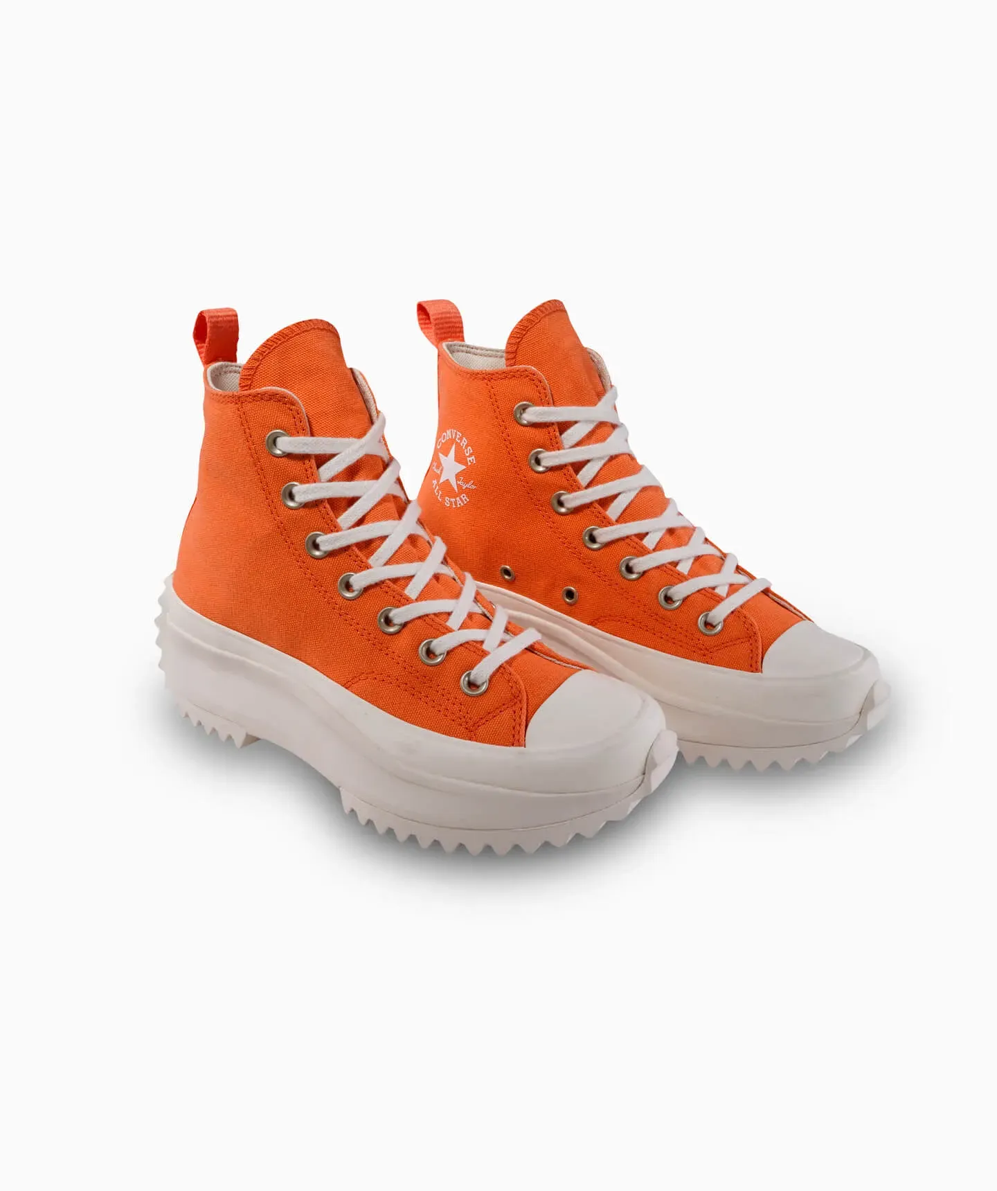 Tenis Converse de Plataforma Run Star Hike Naranja en Bota de Lona para Mujer