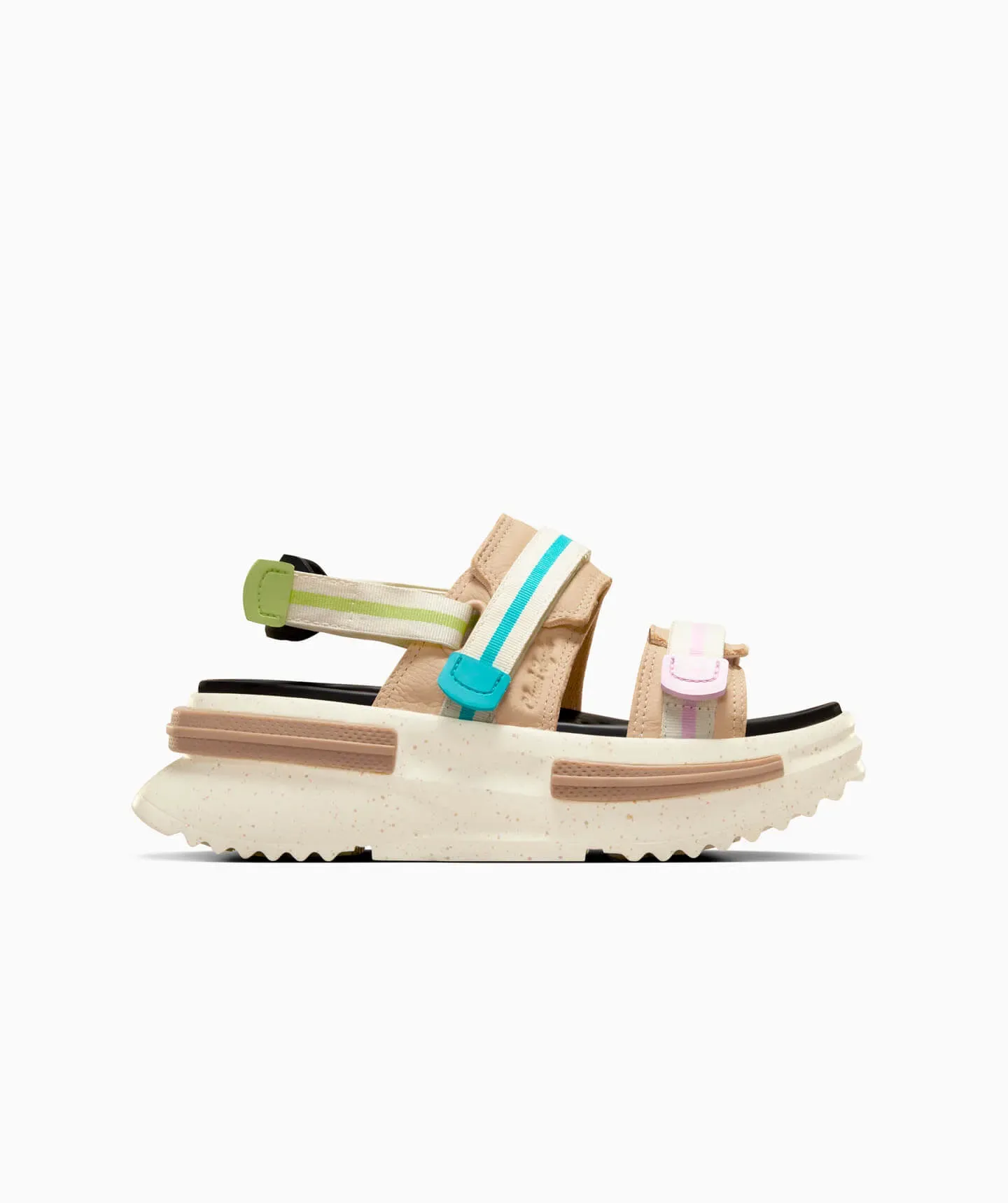 Sandalia Converse de Plataforma Run Star Utility Sandal Multicolor Slip On de Piel para Mujer