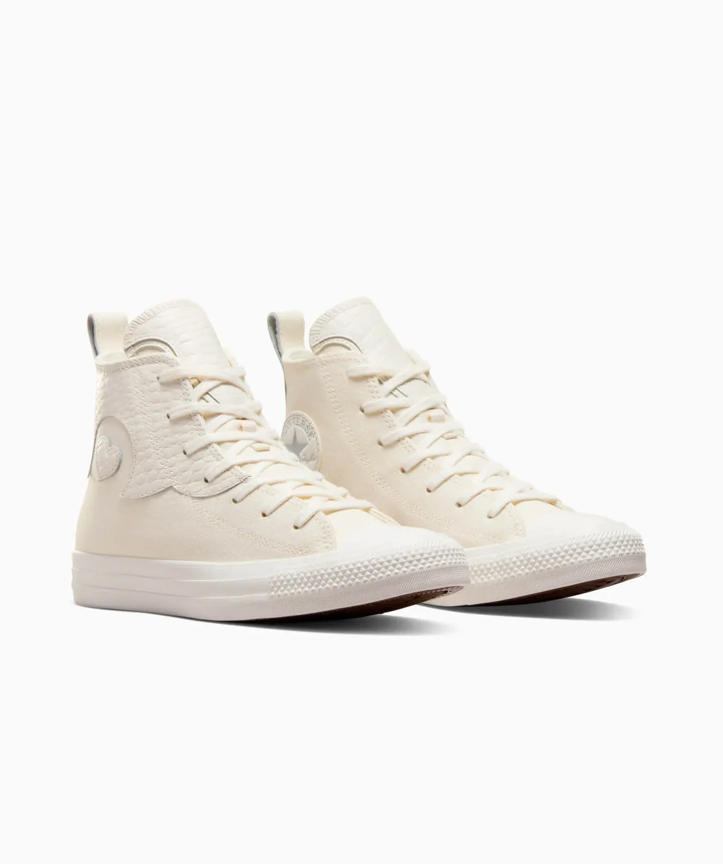 Tenis Converse Chuck Taylor Blancos en Bota de Lona para Mujer