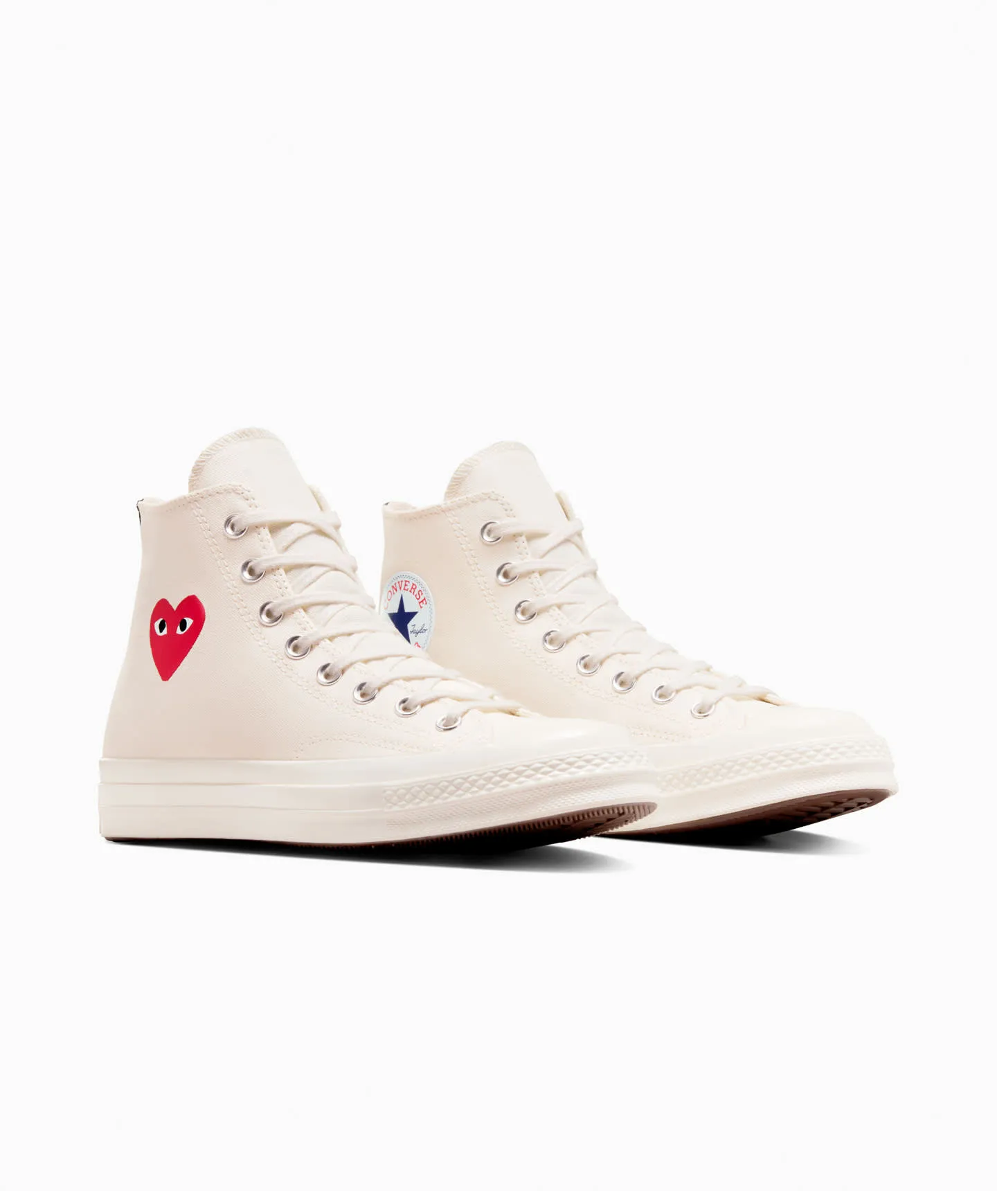 Tenis Converse x CDG Chuck 70 Blancos en Bota de Lona Unisex