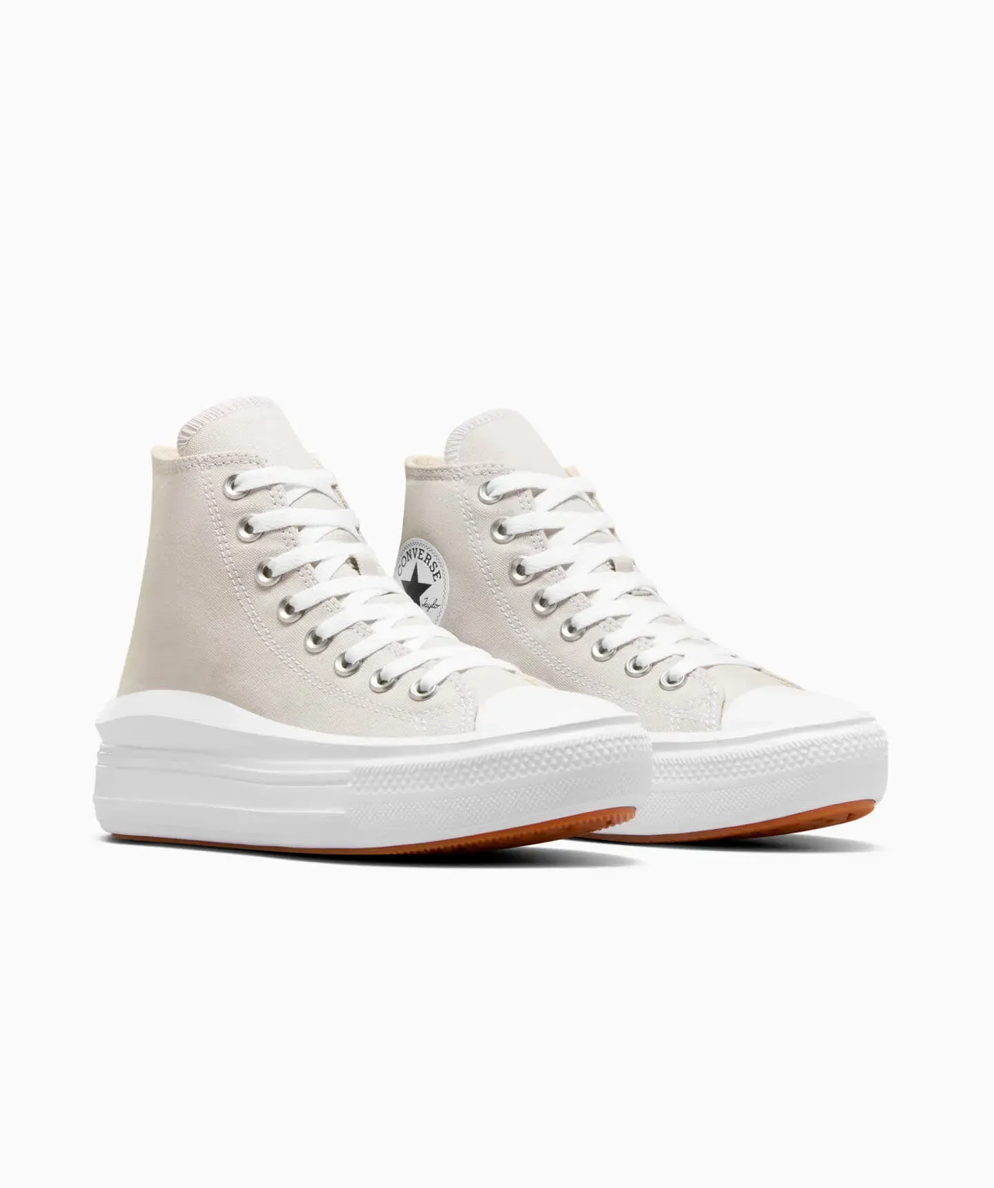 Tenis Converse de Plataforma Move Gris en Bota de Lona para Mujer