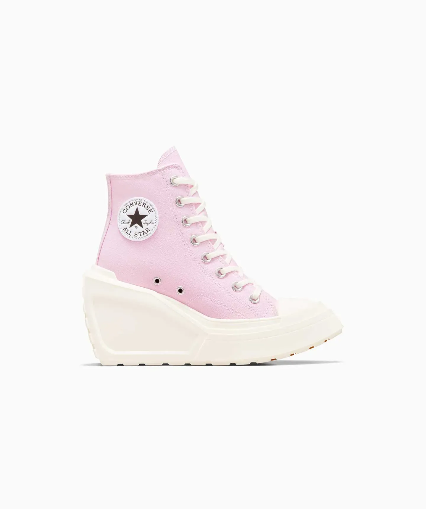 Tenis Converse de Plataforma Chuck 70 De Luxe Wedge Lila en Bota de Lona para Mujer