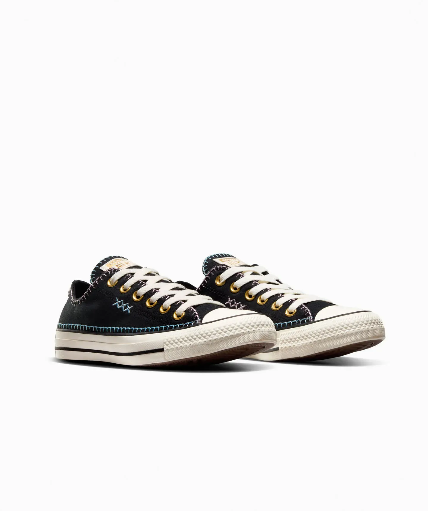 Tenis Converse Chuck Taylor All Star Negros en Choclo de Lona para Mujer