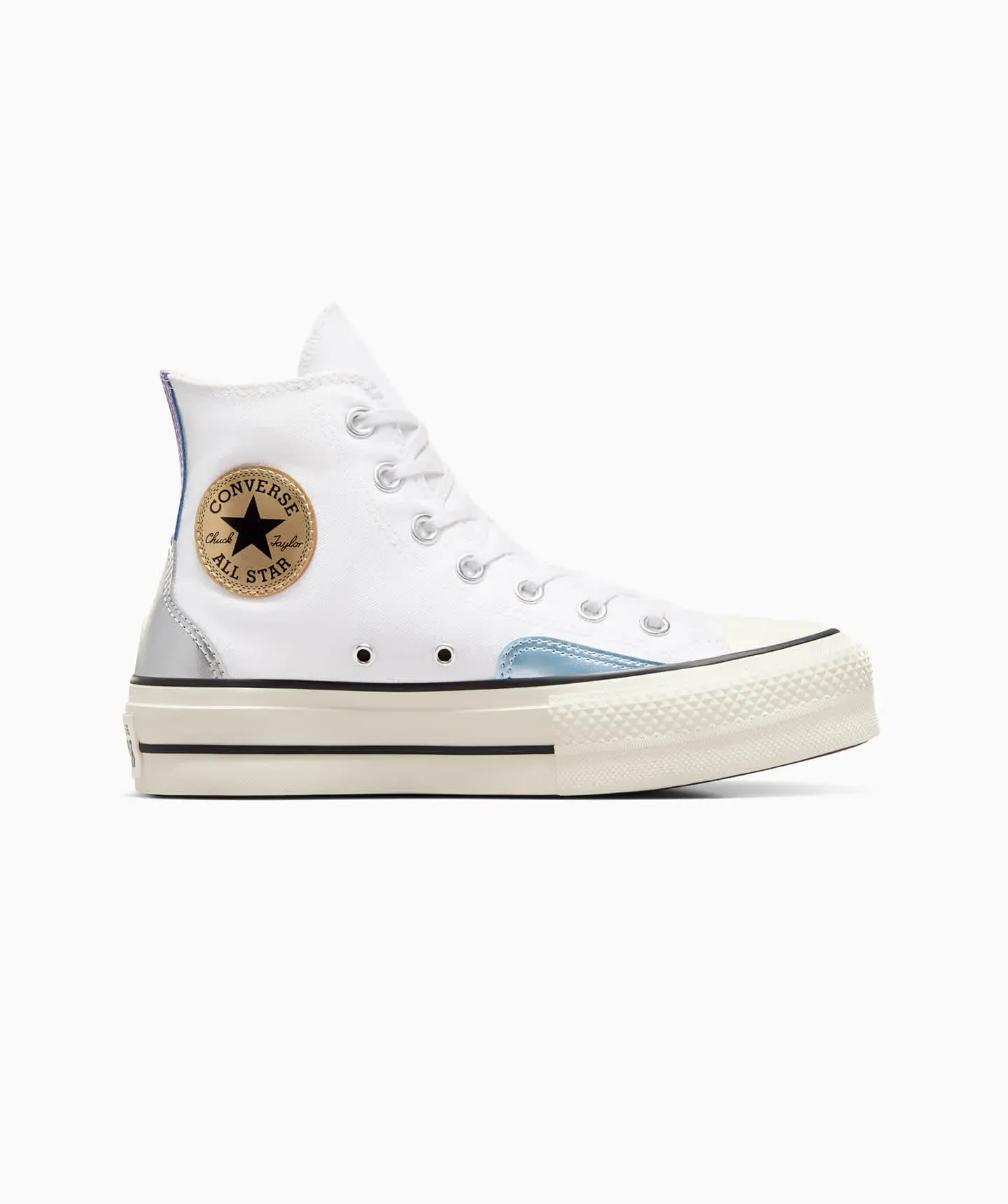 Tenis Converse de Plataforma Lift Multicolor en Bota de Lona para Mujer