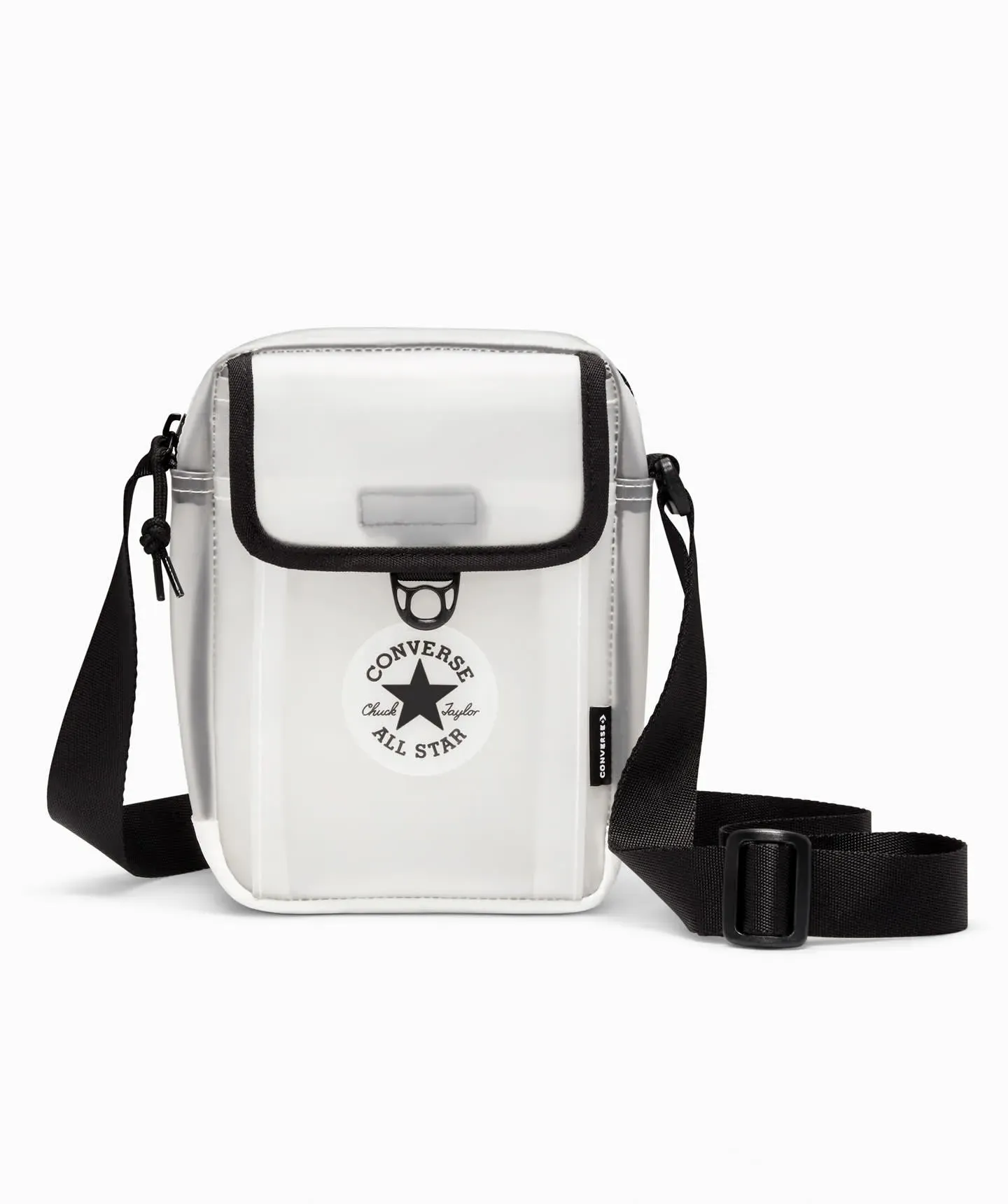 Bolsa Bandolera Converse Blanca Transparente Unisex