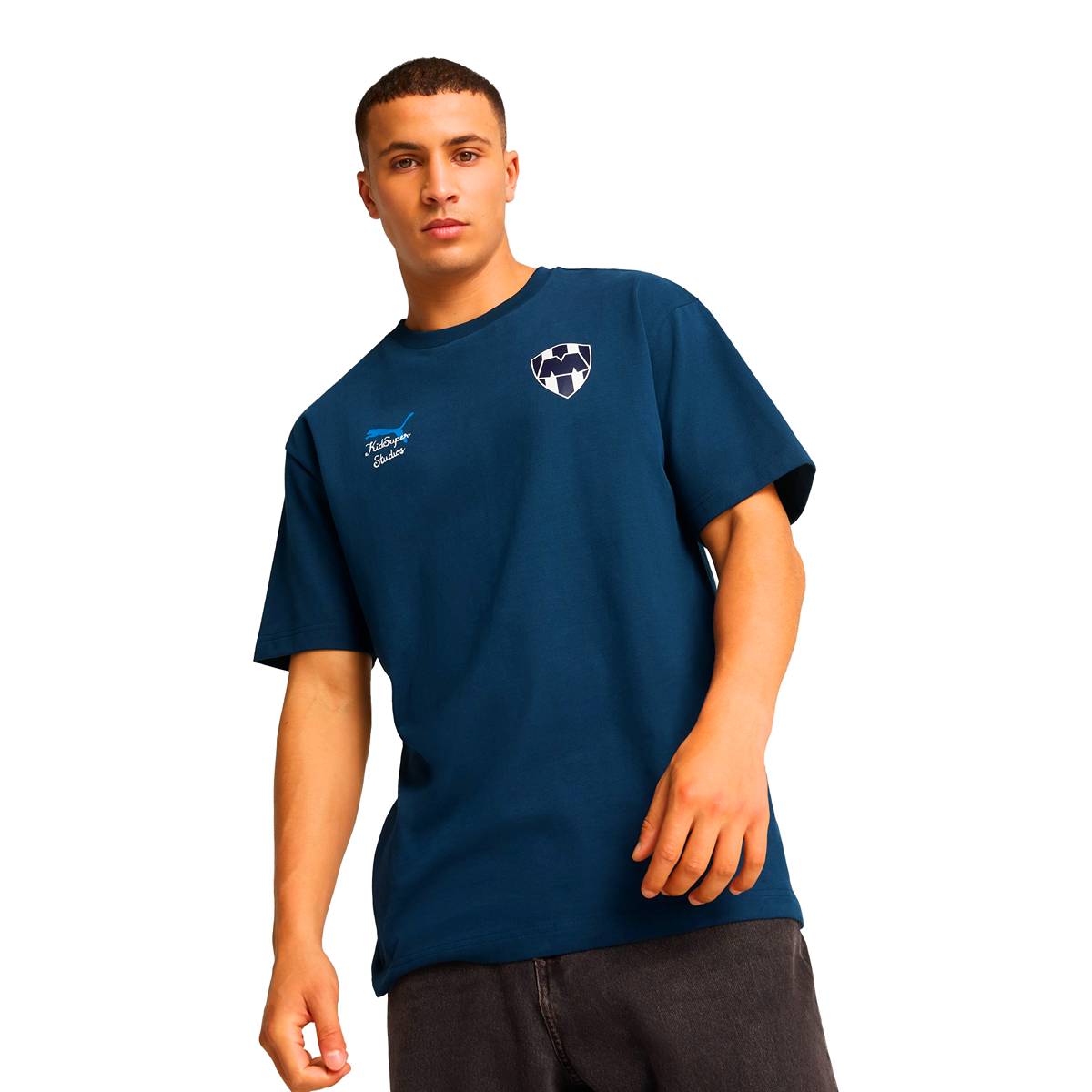 playera puma rayados x kidsuper