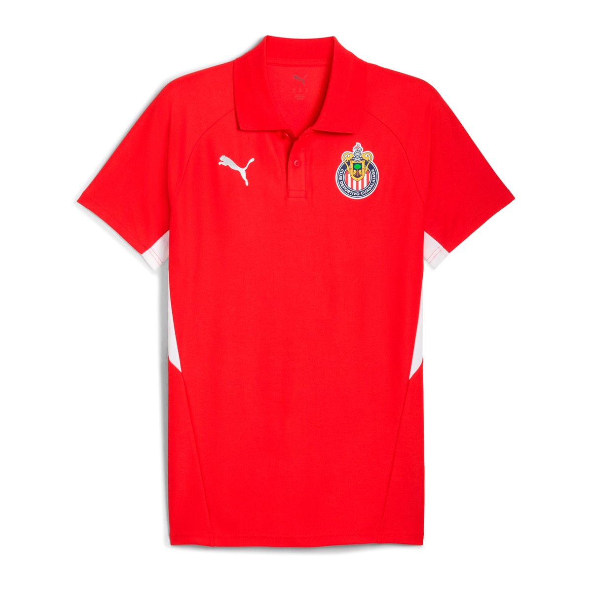 playera polo puma chivas evostripe