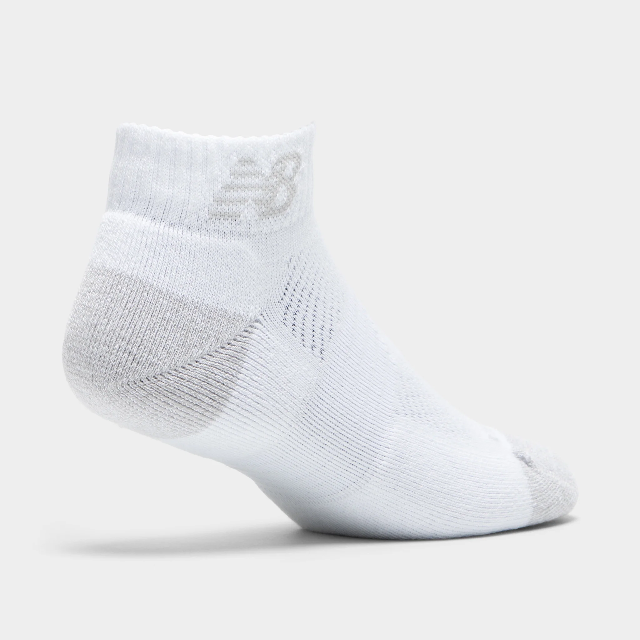 New Balance Active Cushion Low Cut Socks (3-Pack) / White